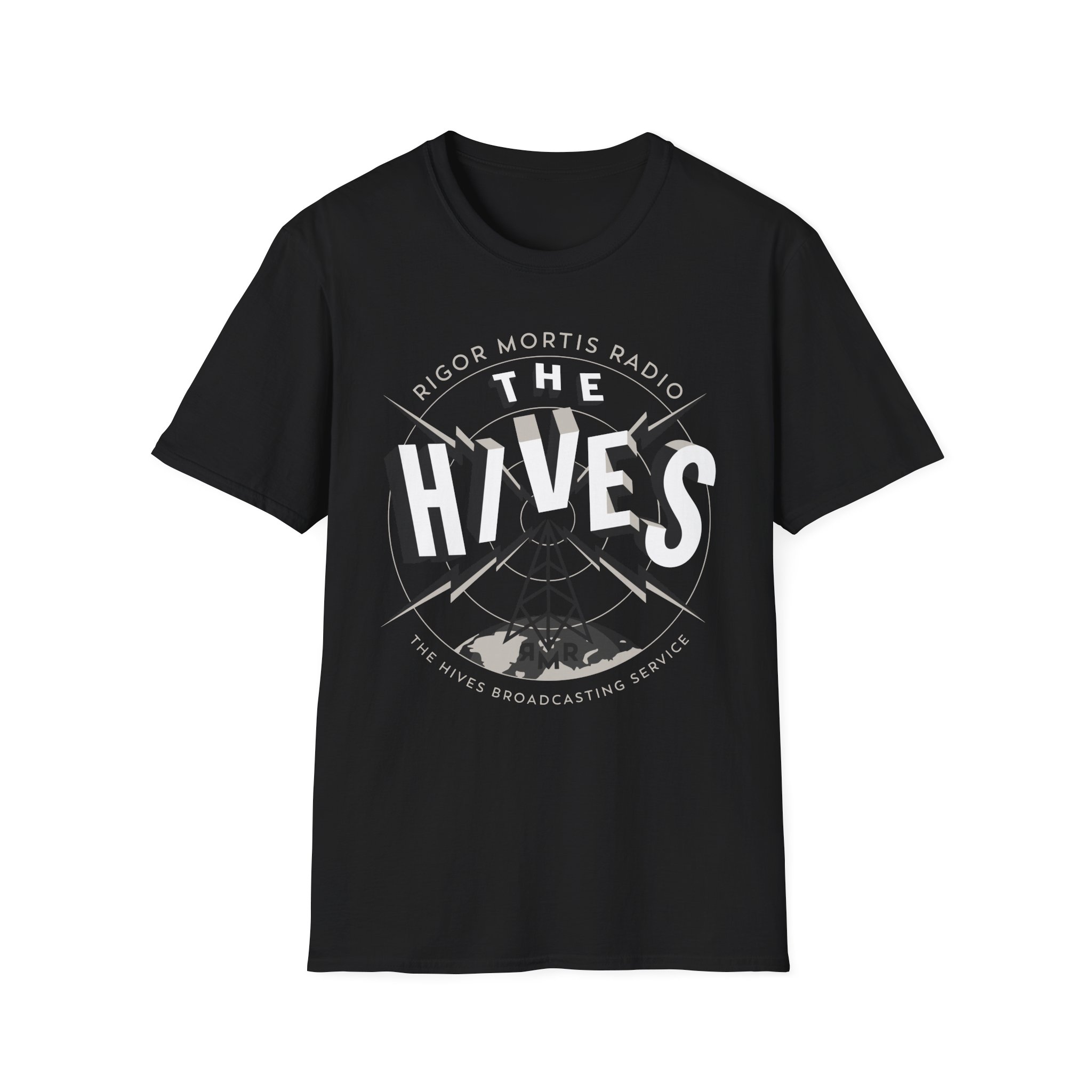 The Hives Rigor Mortis Radio Tower Unisex Softstyle T-Shirt