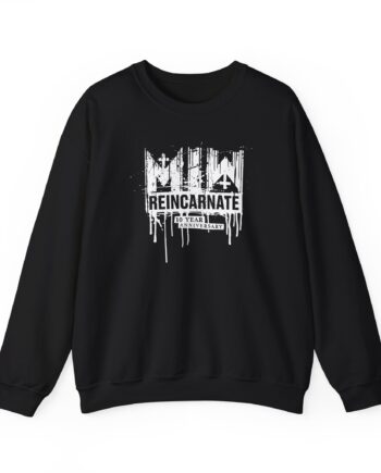 Motionless in White Reincarnate 10 Year Drip Logo Unisex Heavy Blend™ Crewneck Sweatshirt