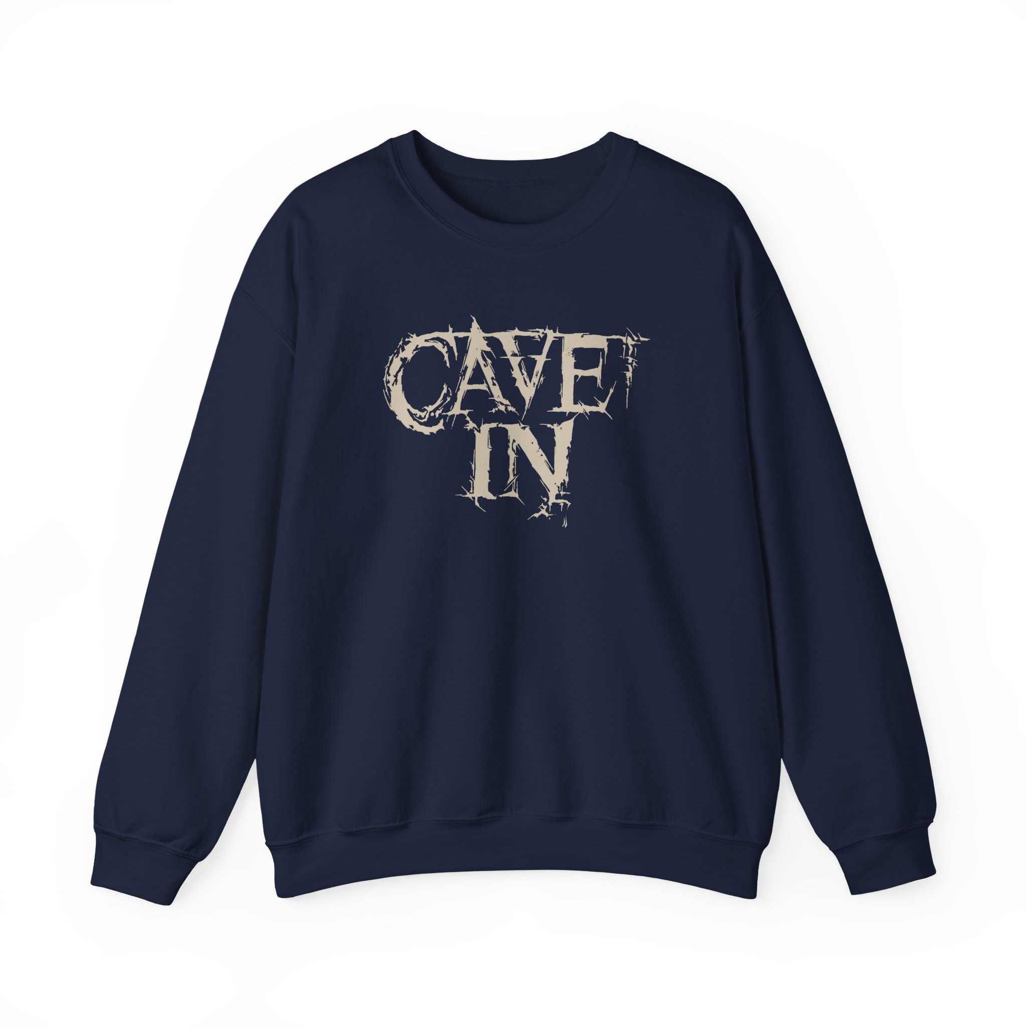 Cave in Logo & Satellite Unisex Heavy Blendâ„¢ Crewneck Sweatshirt