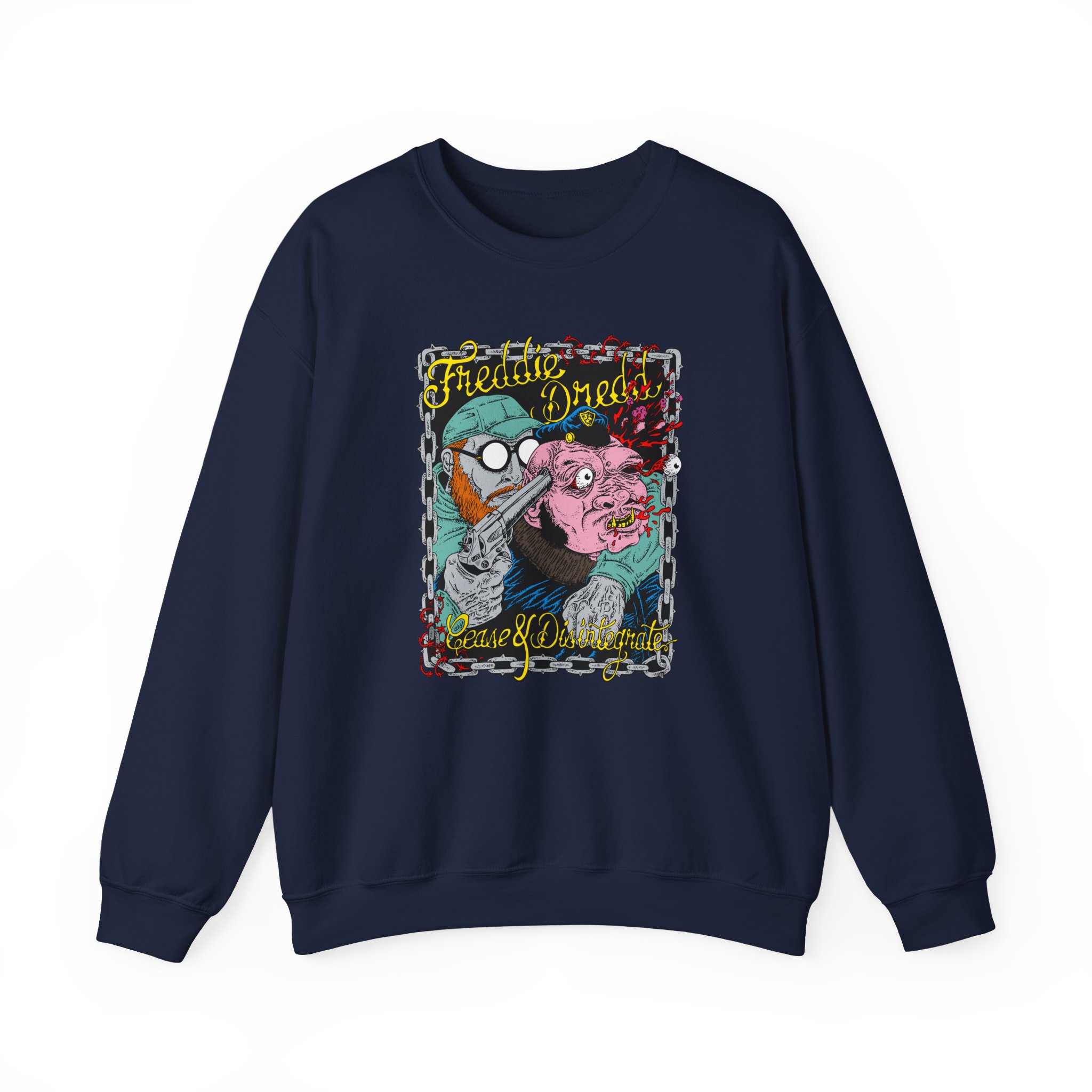 Freddie Dredd Piggy Unisex Heavy Blendâ„¢ Crewneck Sweatshirt
