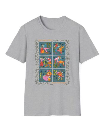 Drawfee Medieval Improvisation Unisex Softstyle T-Shirt
