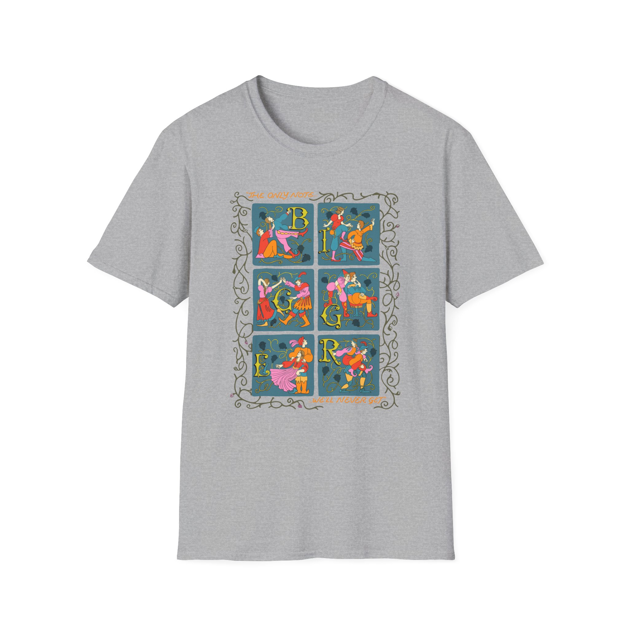 Drawfee Medieval Improvisation Unisex Softstyle T-Shirt