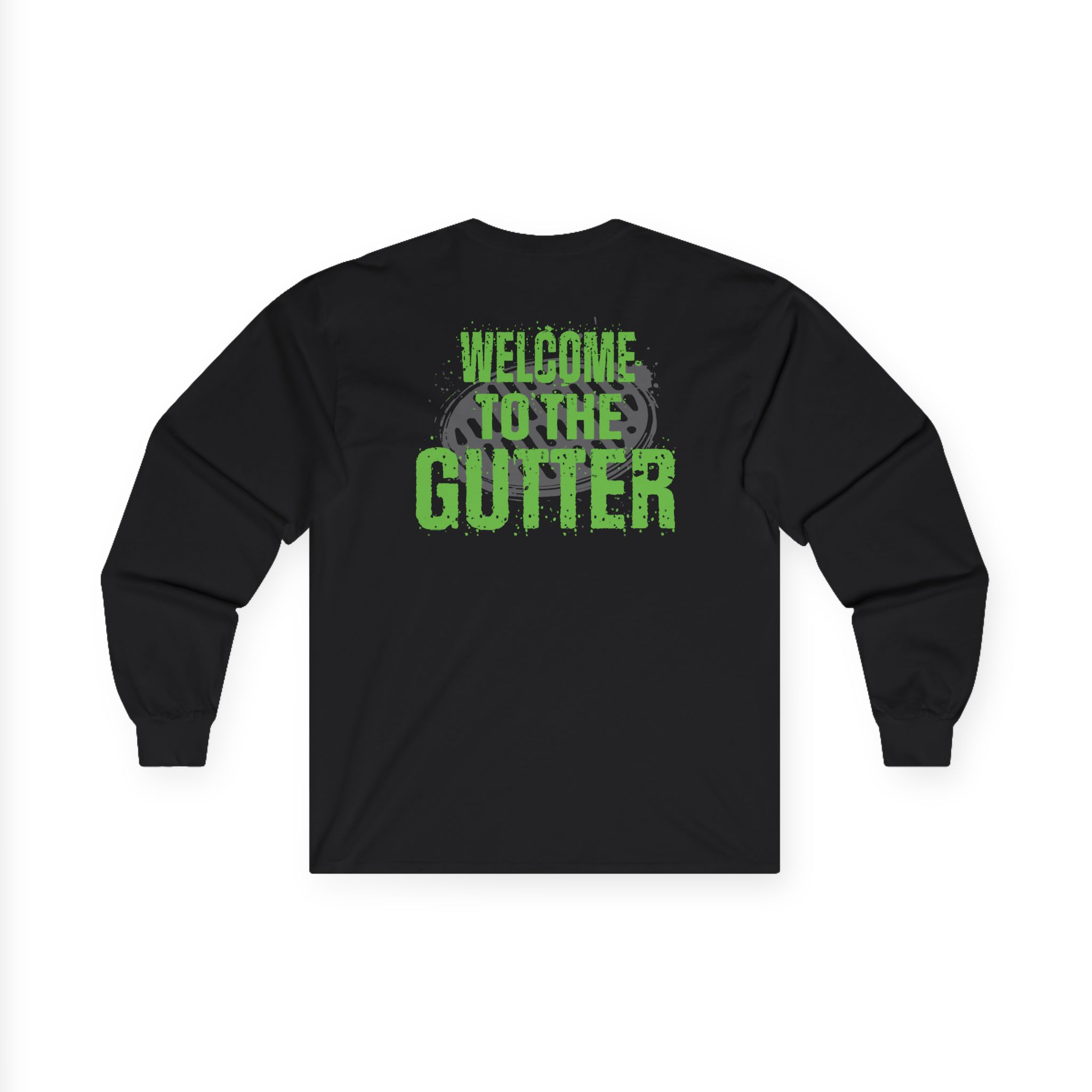 Overkill Welcome to the Gutter Raglan Unisex Ultra Cotton Long Sleeve Tee