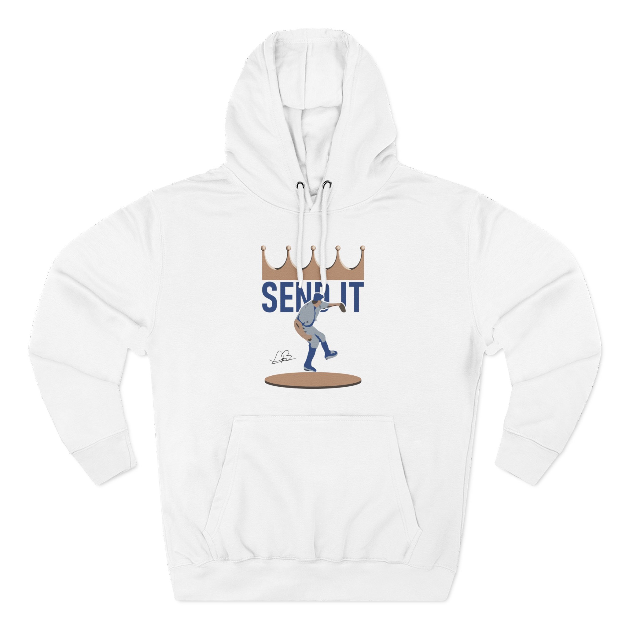 Trevor Bauer Send It Three-Panel Fleece Hoodie