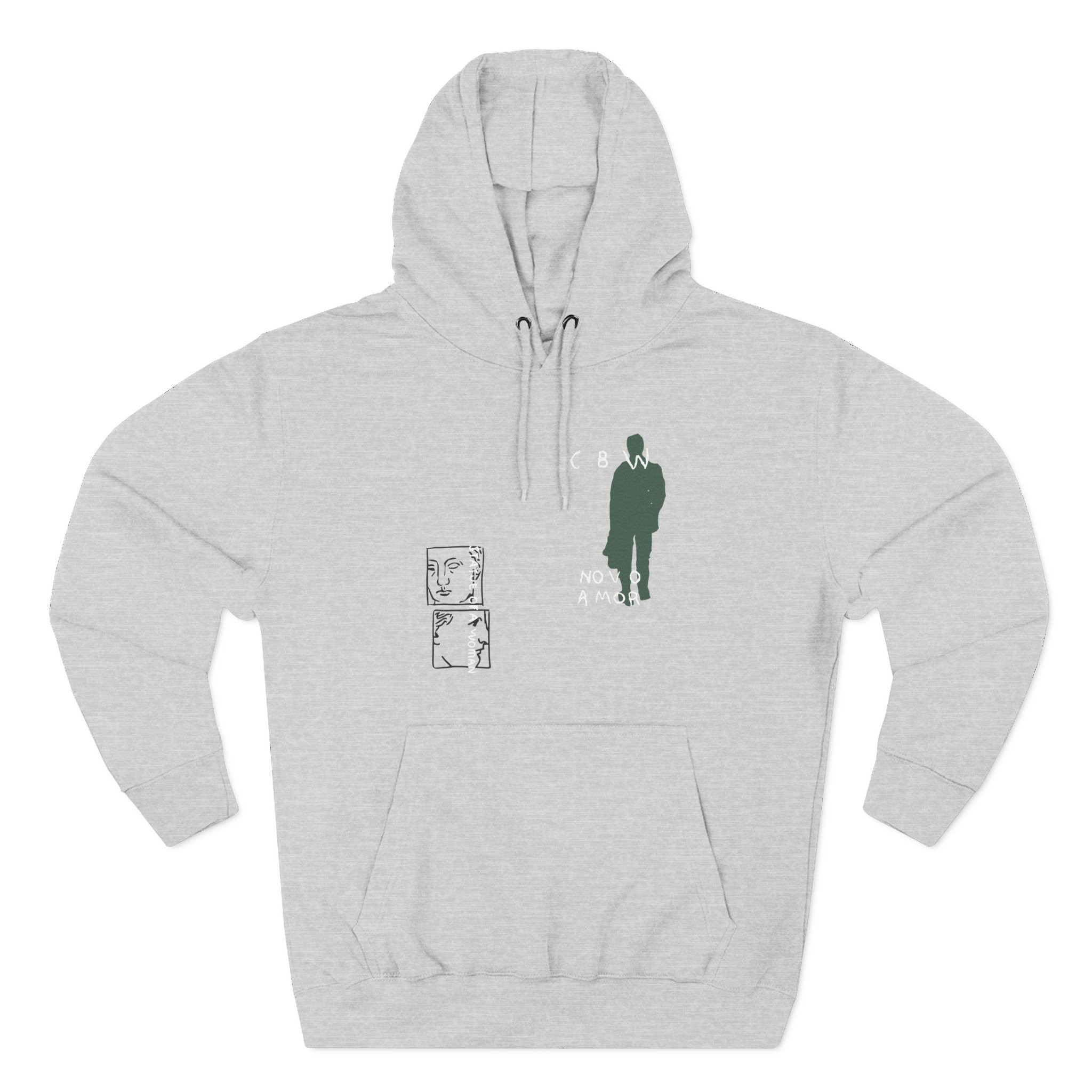 Novo Amor Statue Three-Panel Fleece Hoodie