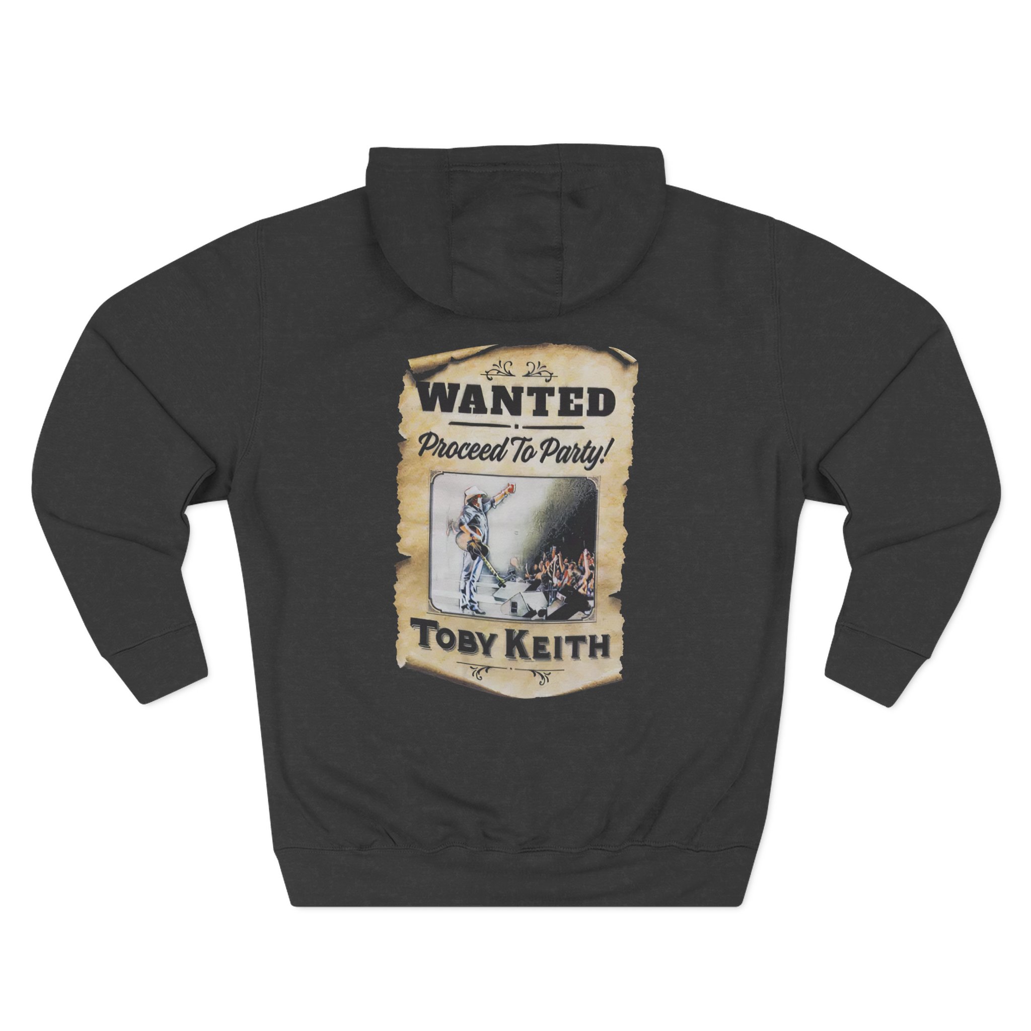 Toby Keith Proceed to Party Three-Panel Fleece Hoodie