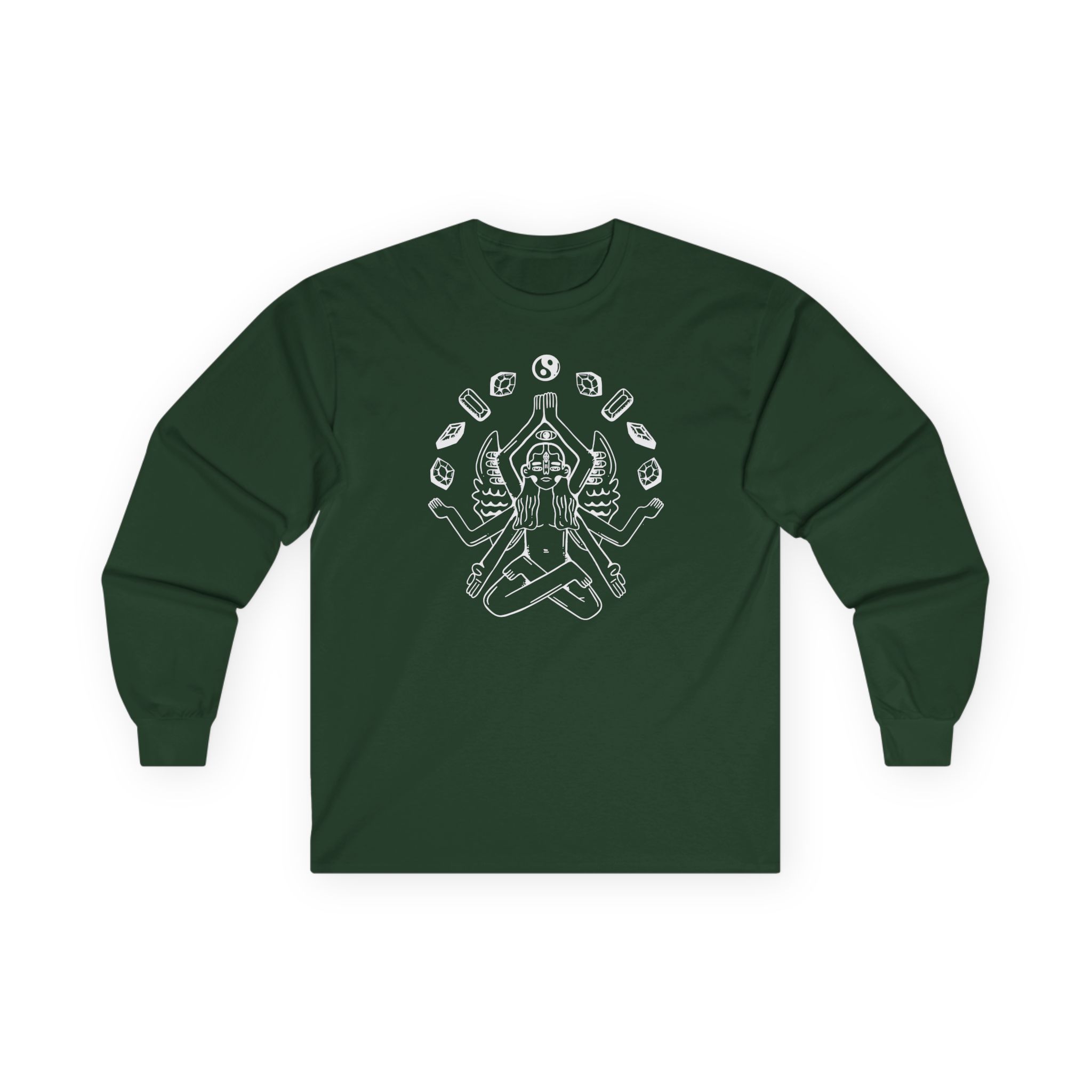Zingara Lotus Unisex Ultra Cotton Long Sleeve Tee