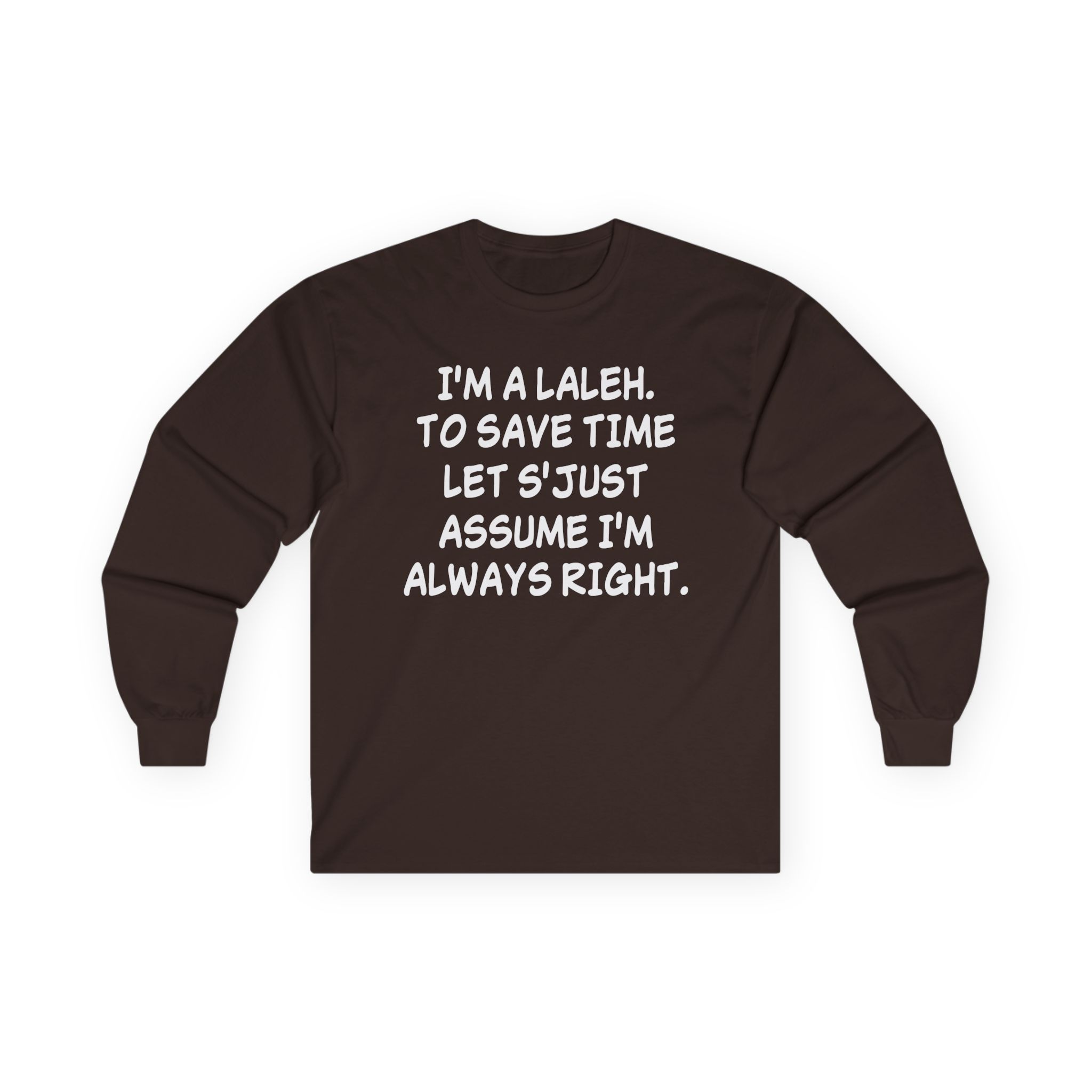 Laleh Unisex Ultra Cotton Long Sleeve Tee