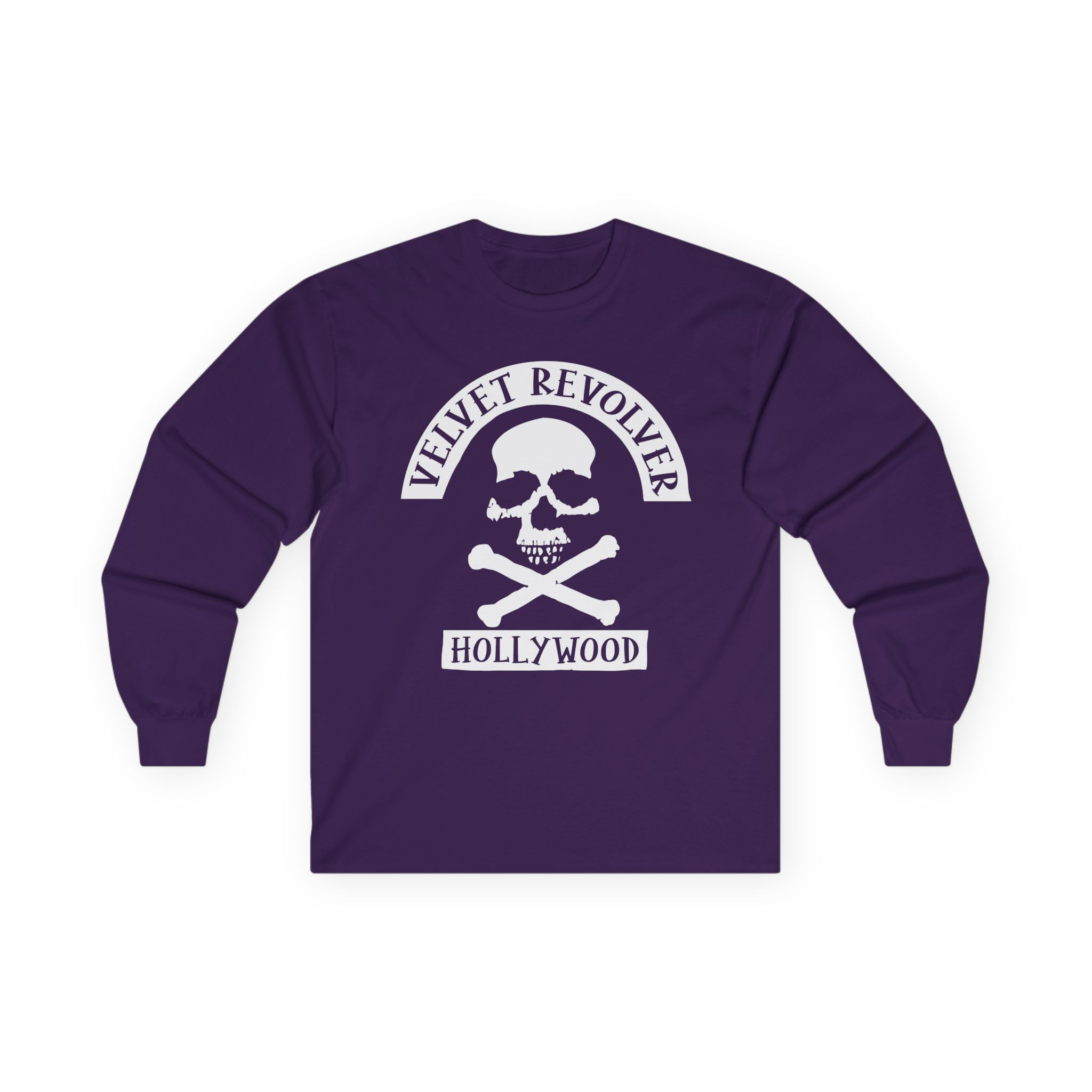 Velvet Revolver Skull Hollywood Unisex Ultra Cotton Long Sleeve Tee