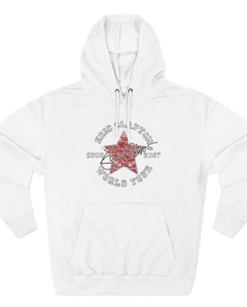 Eric Clapton 2006-07 World Tour Three-Panel Fleece Hoodie