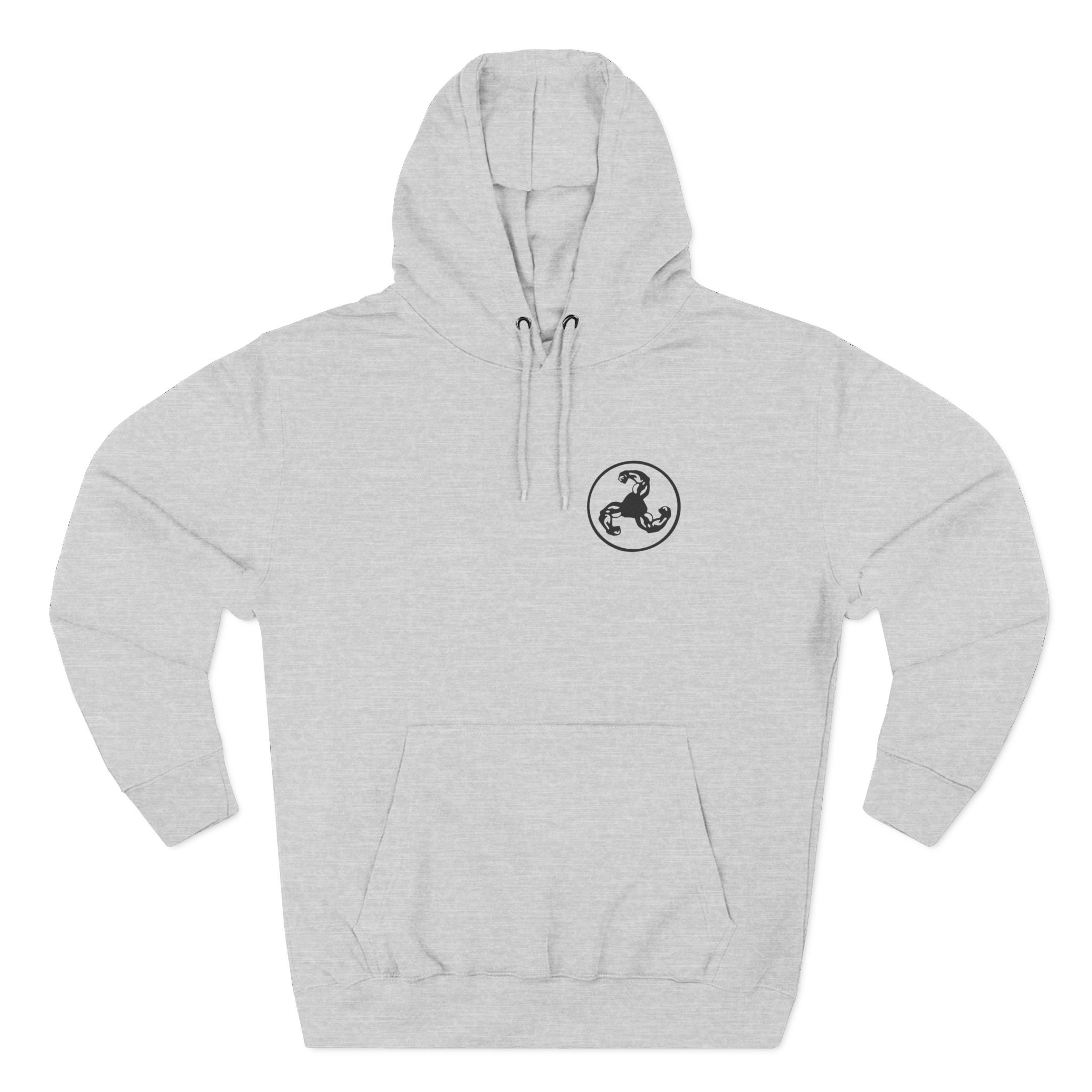 Bicep Logo Three-Panel Fleece Hoodie