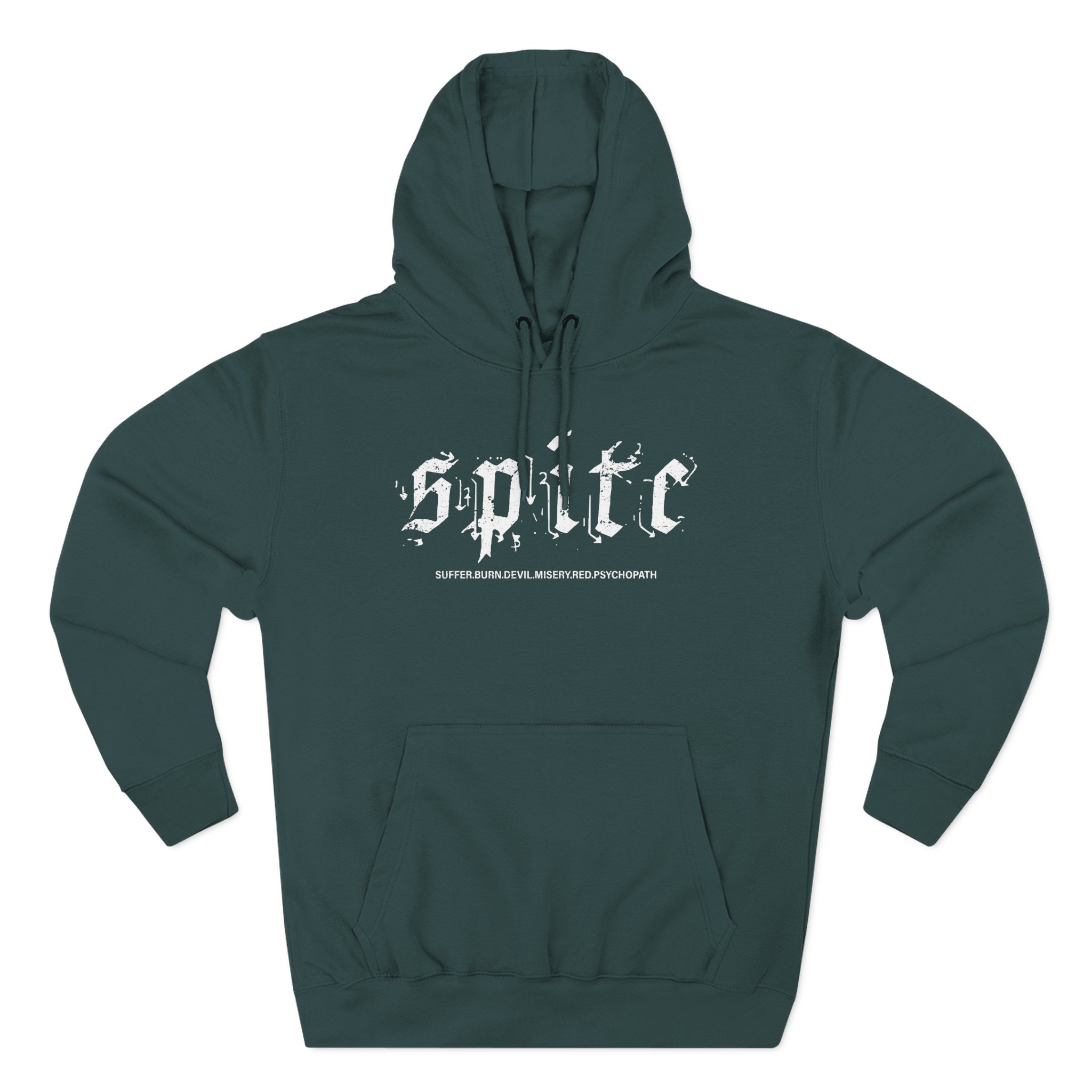 Spite Decade of Misery Three-Panel Fleece Hoodie