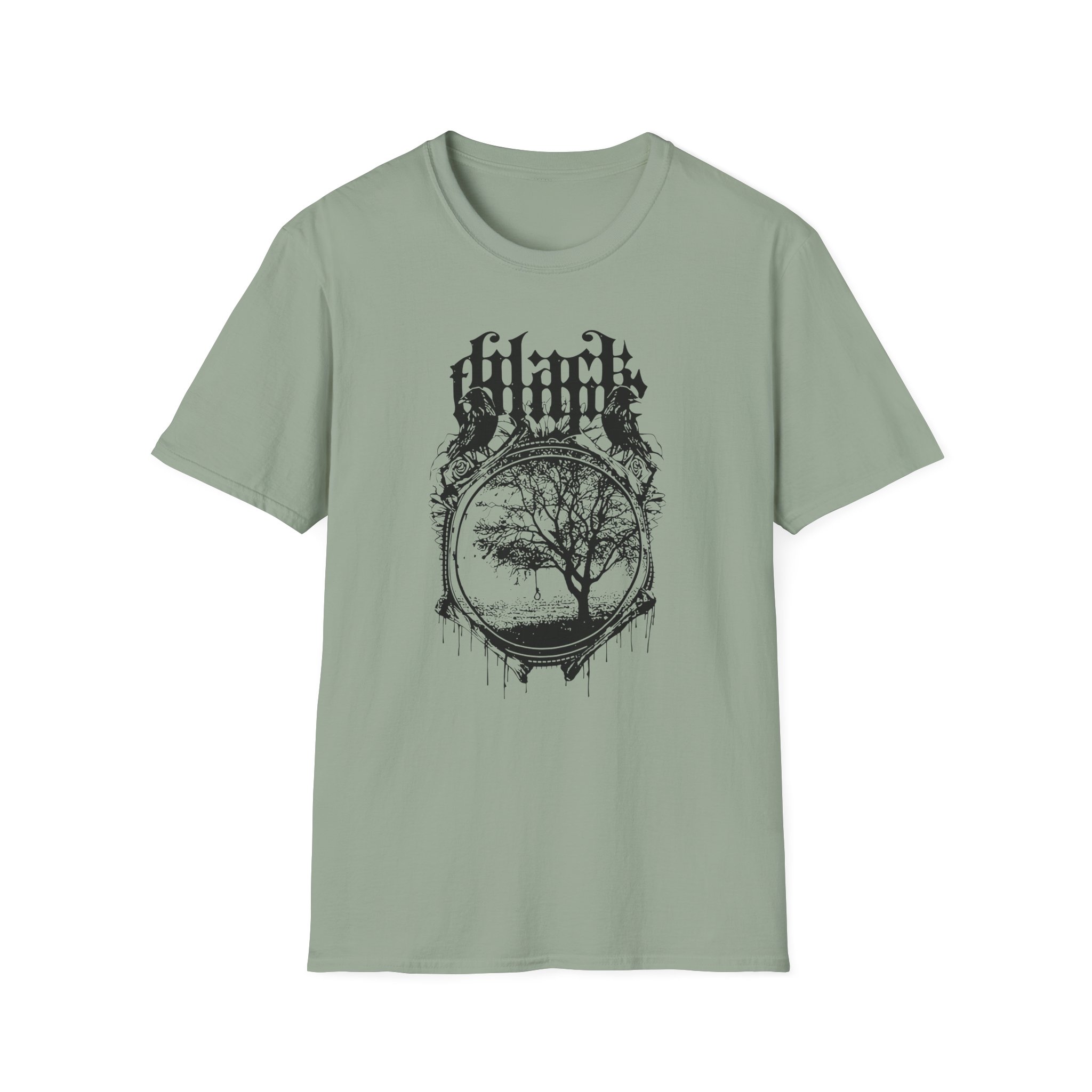 Black Tongue Murder Of Crows Unisex Softstyle T-Shirt