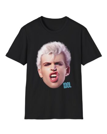 Billy Idol Billy Smirk Unisex Softstyle T-Shirt