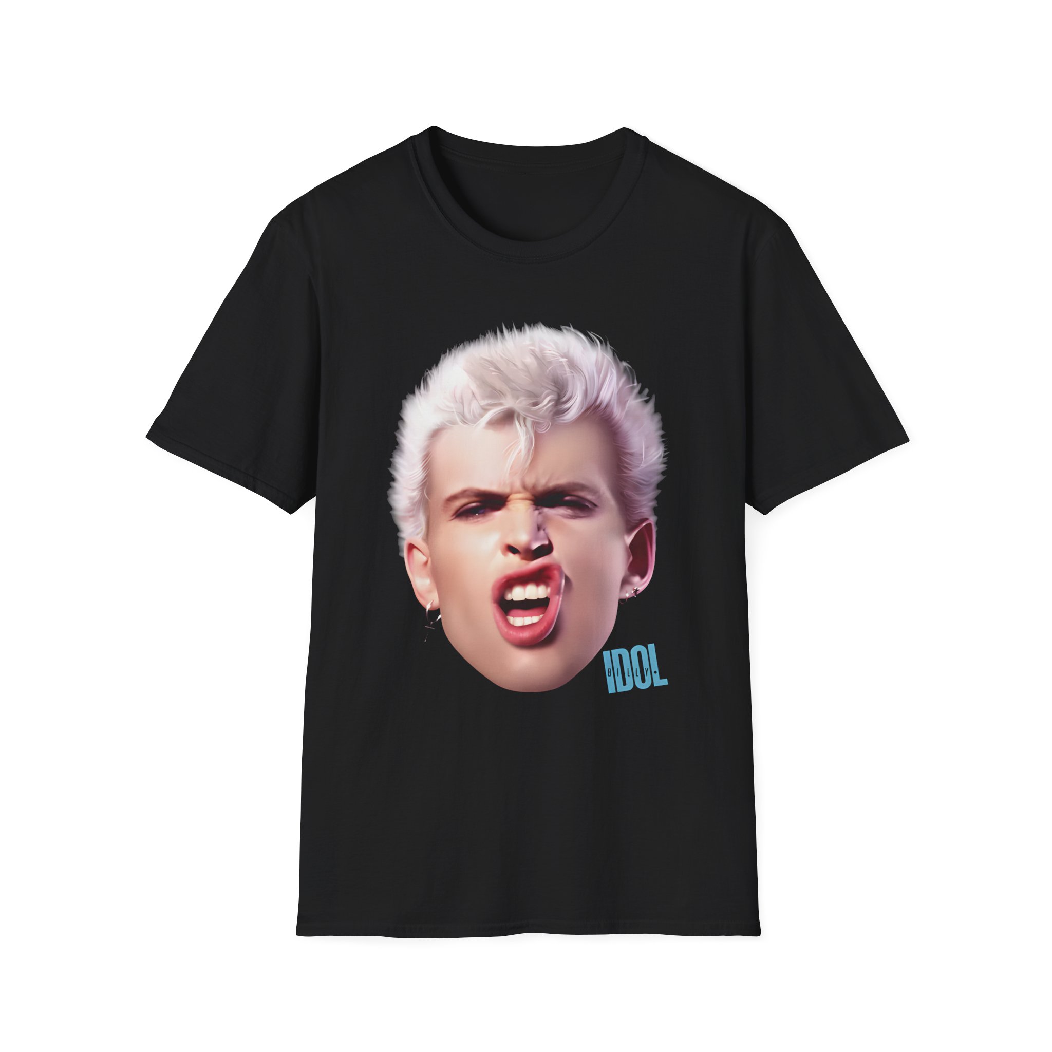 Billy Idol Billy Smirk Unisex Softstyle T-Shirt