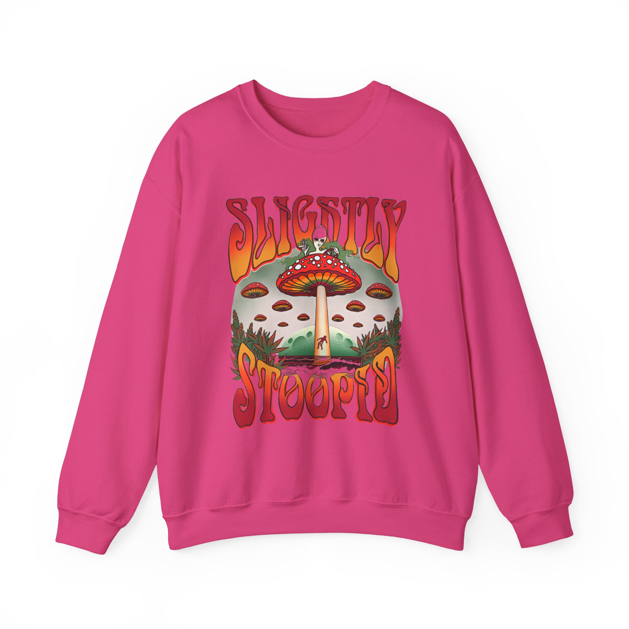 Slightly Stoopid Mushroom Ufo Unisex Heavy Blendâ„¢ Crewneck Sweatshirt
