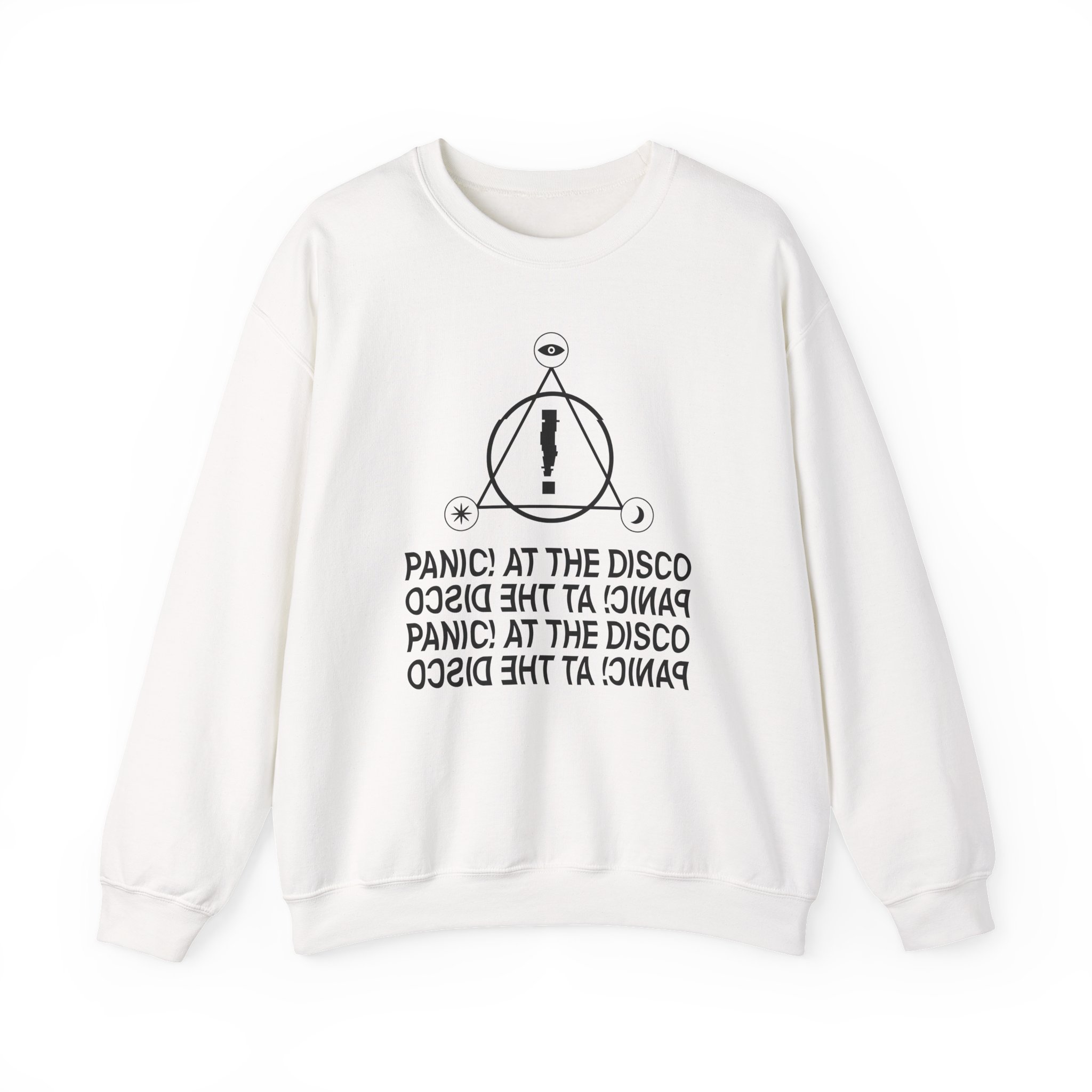 Panic at the Disco Stacked Wave Logo Unisex Heavy Blendâ„¢ Crewneck Sweatshirt