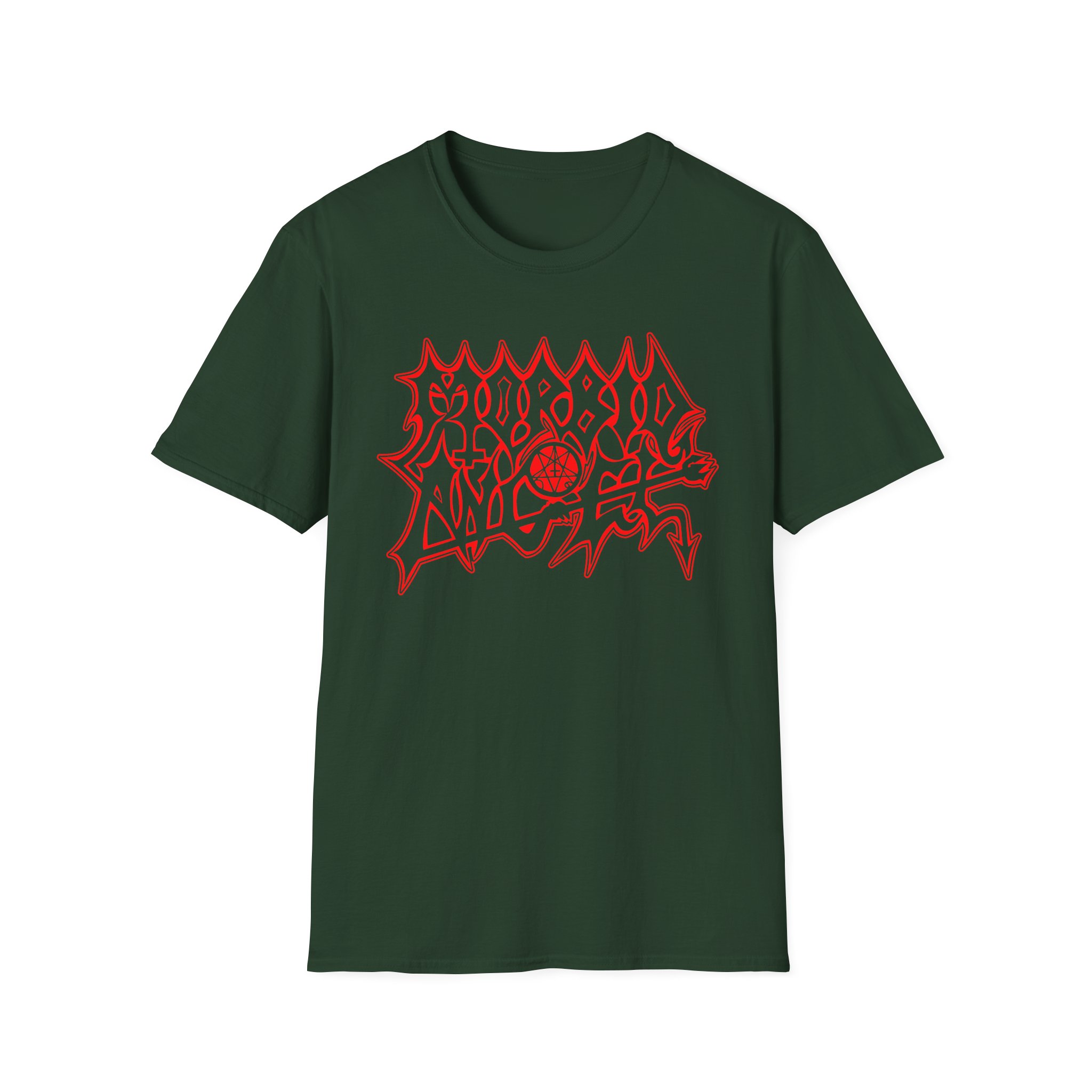 Morbid Angel Red Logo Unisex Softstyle T-Shirt
