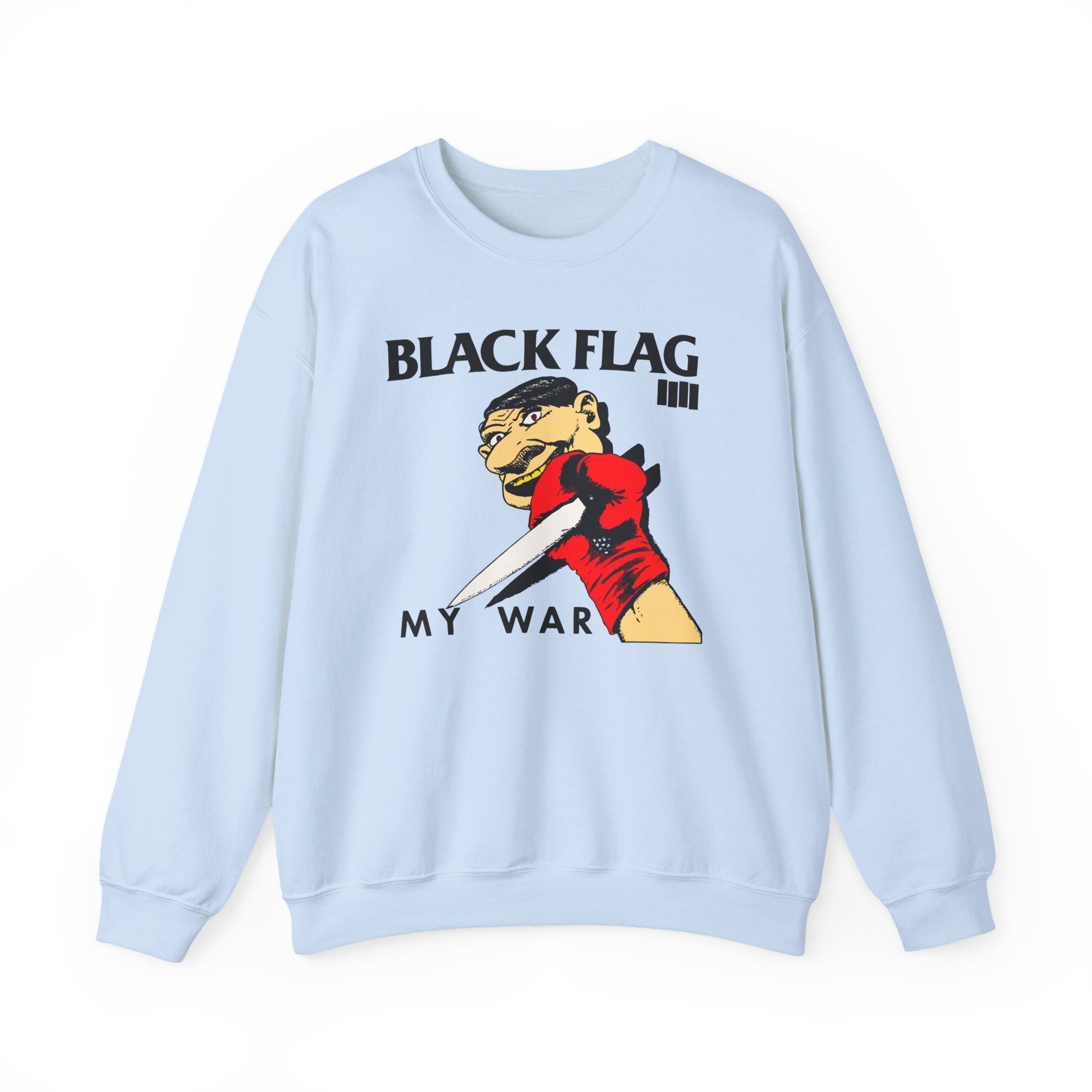 Black Flag My War Unisex Heavy Blendâ„¢ Crewneck Sweatshirt