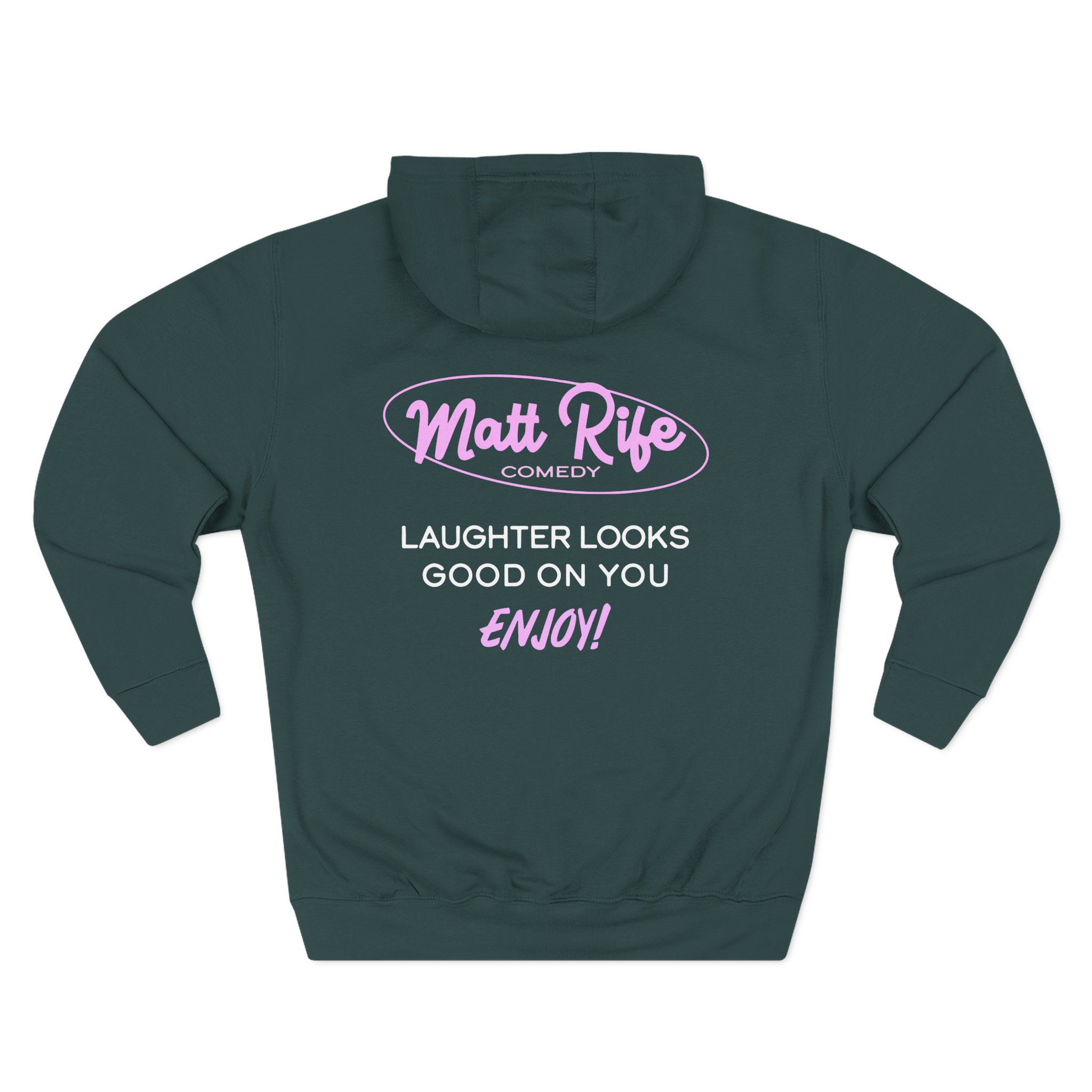 Matt Rife Laughter Looks Good on You Three-Panel Fleece Hoodie