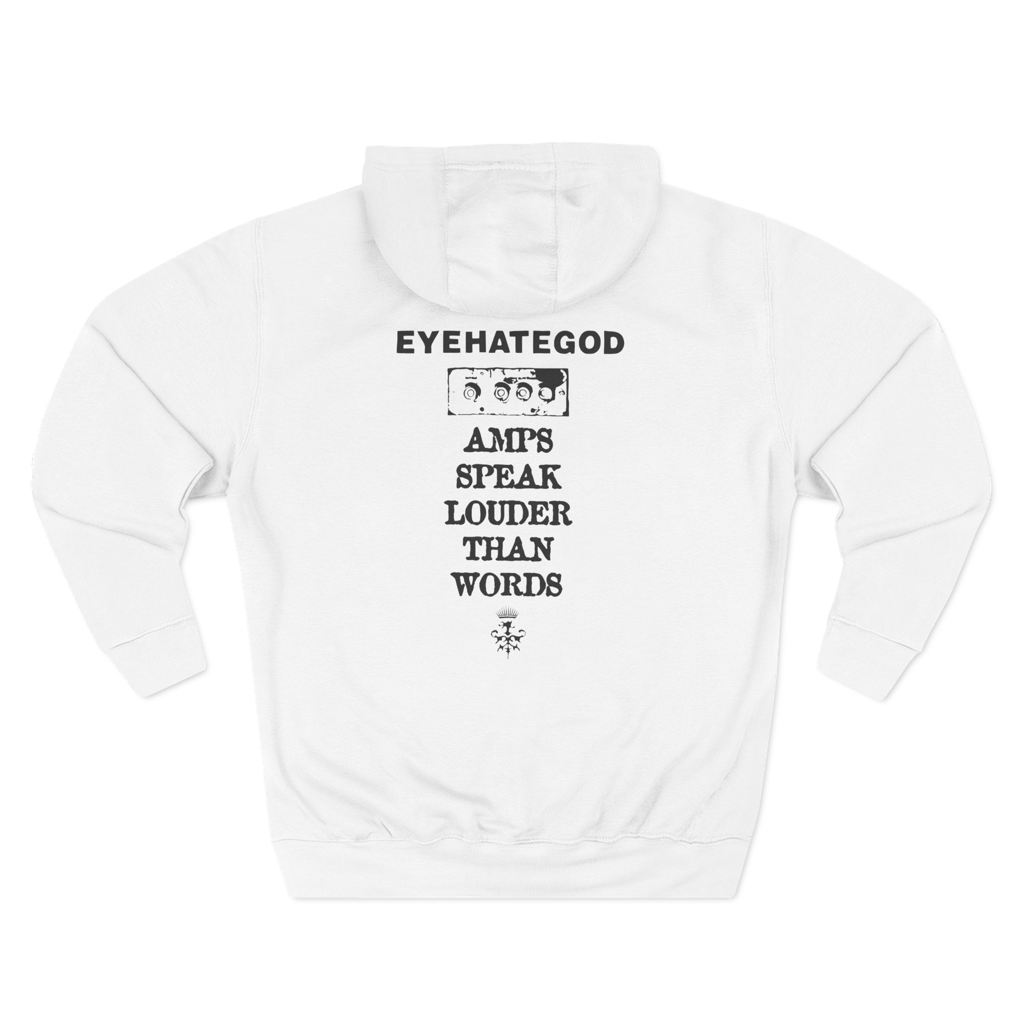 Eyehategod Phoenix/amps Three-Panel Fleece Hoodie