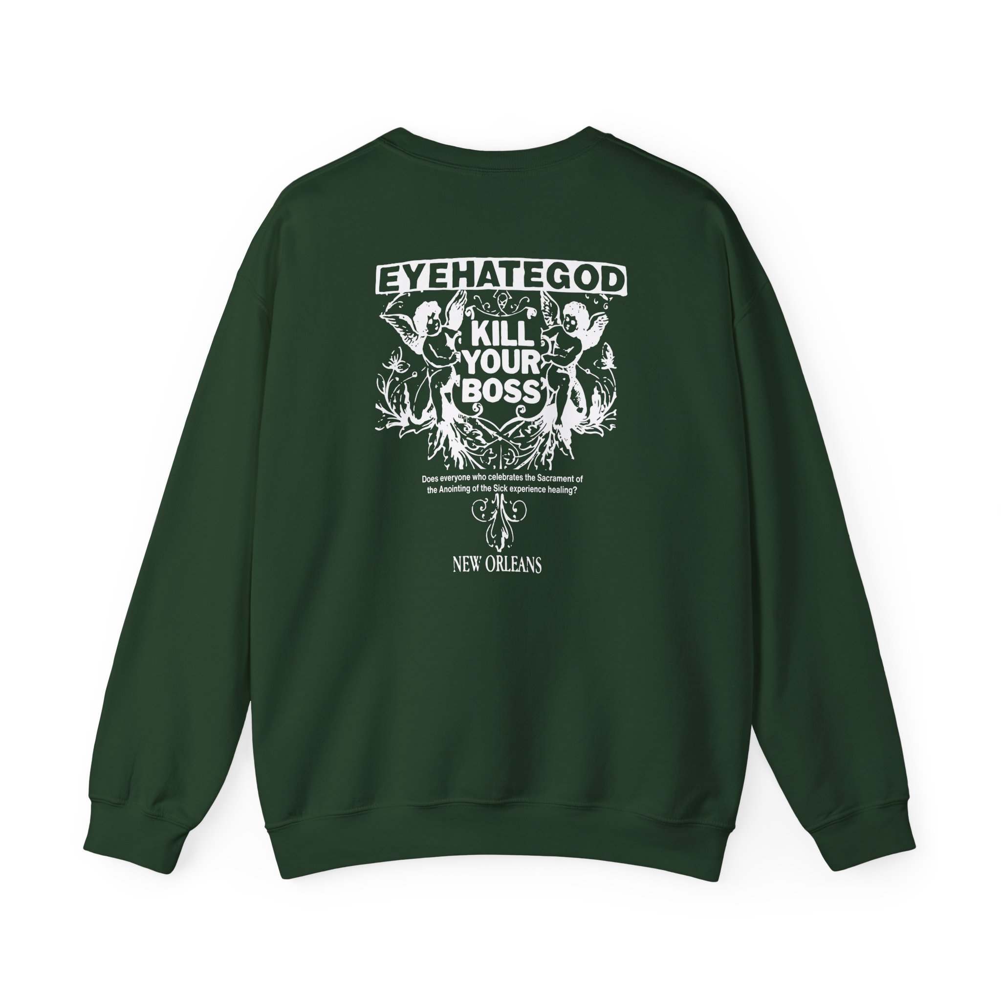 Eyehategod Kill Your Boss Unisex Heavy Blendâ„¢ Crewneck Sweatshirt