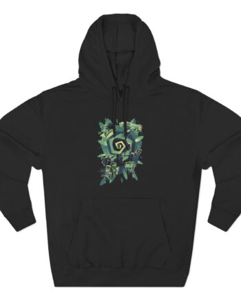 Double Fine Psychodelic Cast Three-Panel Fleece Hoodie