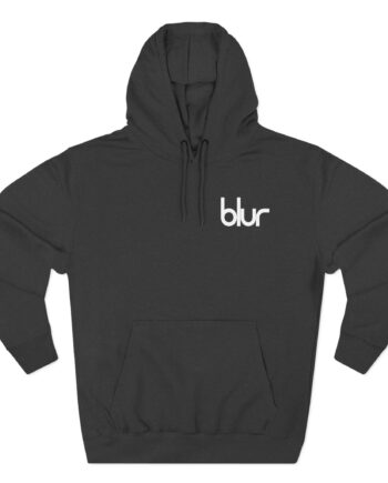 Blur Three-Panel Fleece Hoodie
