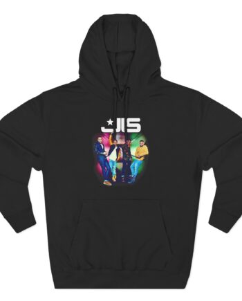 JLS Retro Logo Three-Panel Fleece Hoodie