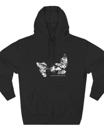 Niko B Dog Eat Dog Food World  Three-panel Fleece Hoodie