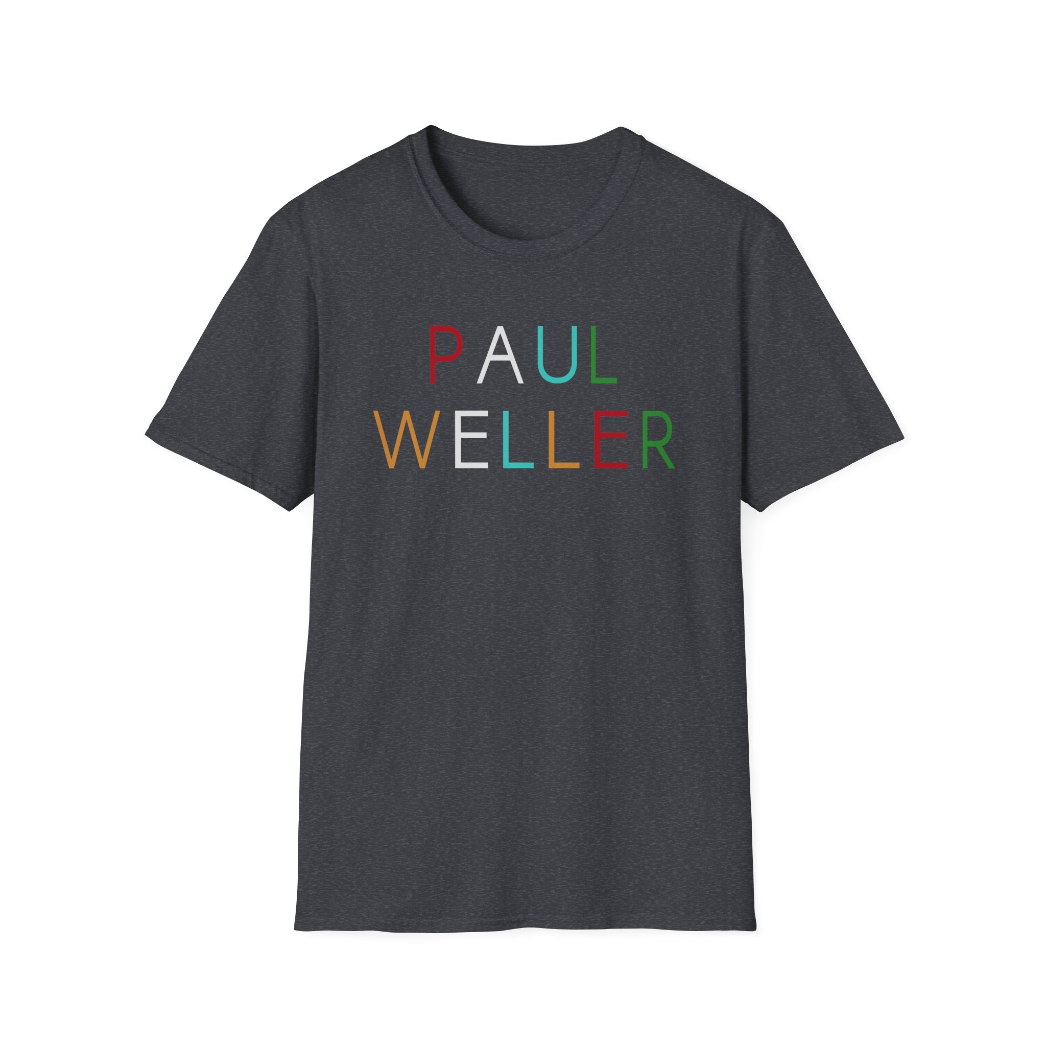 PW Multicolour Logo Unisex Softstyle T-Shirt