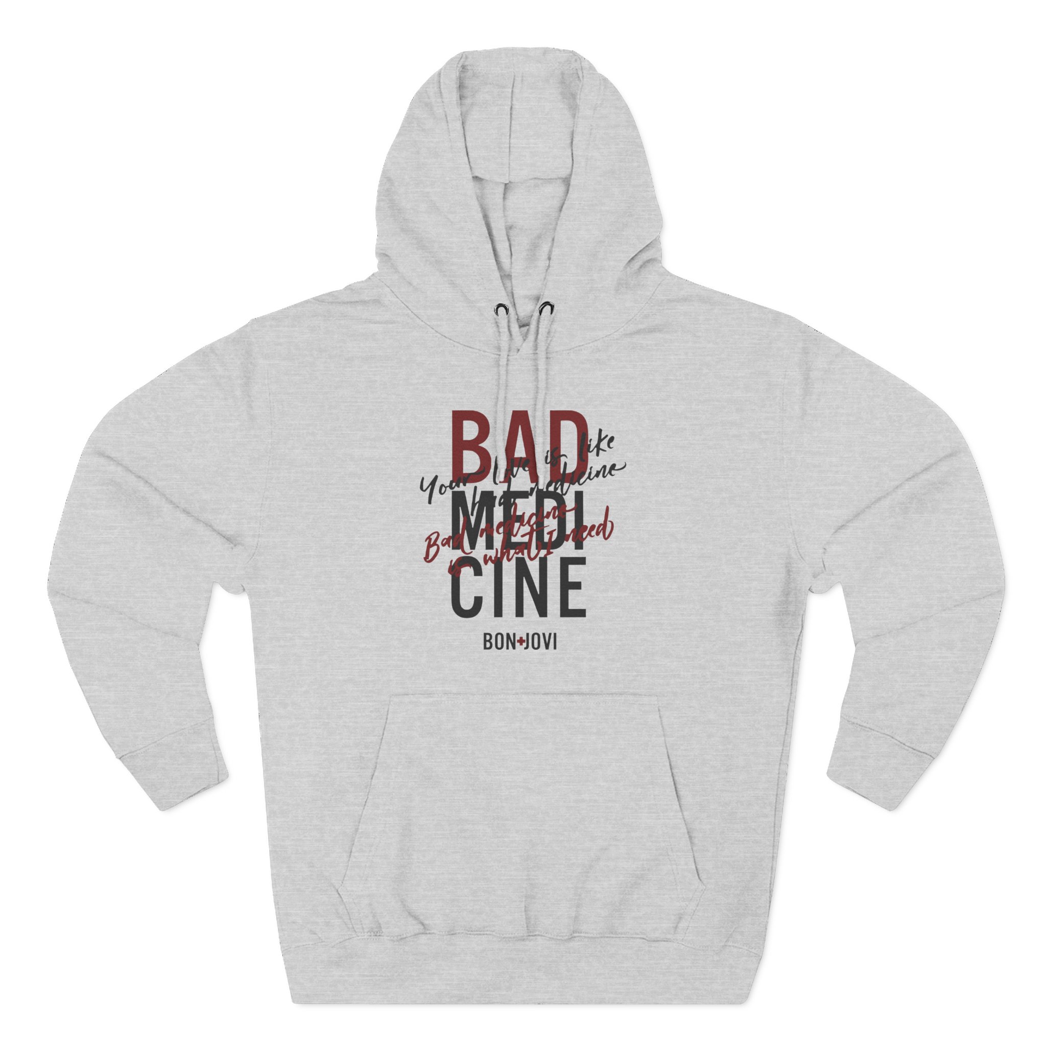 Bon Jovi Bad Medicine Three-Panel Fleece Hoodie
