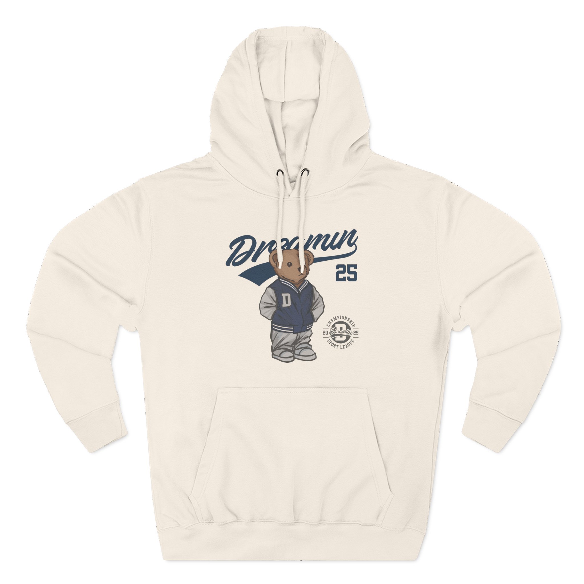 Clix Dr3amin Varsity Bear Three-Panel Fleece Hoodie