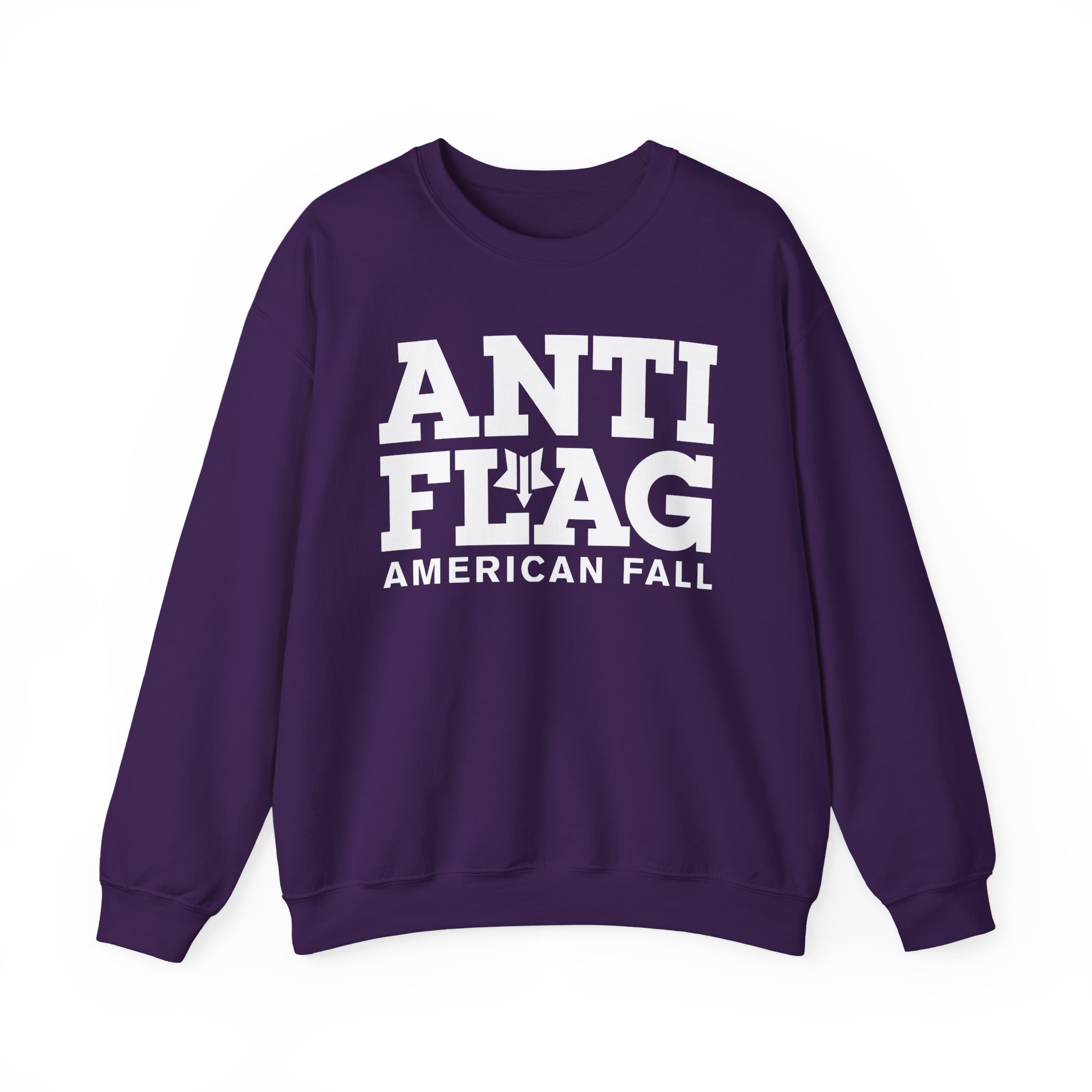 Anti Flag American Fall Unisex Heavy Blendâ„¢ Crewneck Sweatshirt