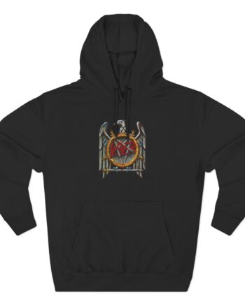 Slayer Silver Eagle Three-Panel Fleece Hoodie