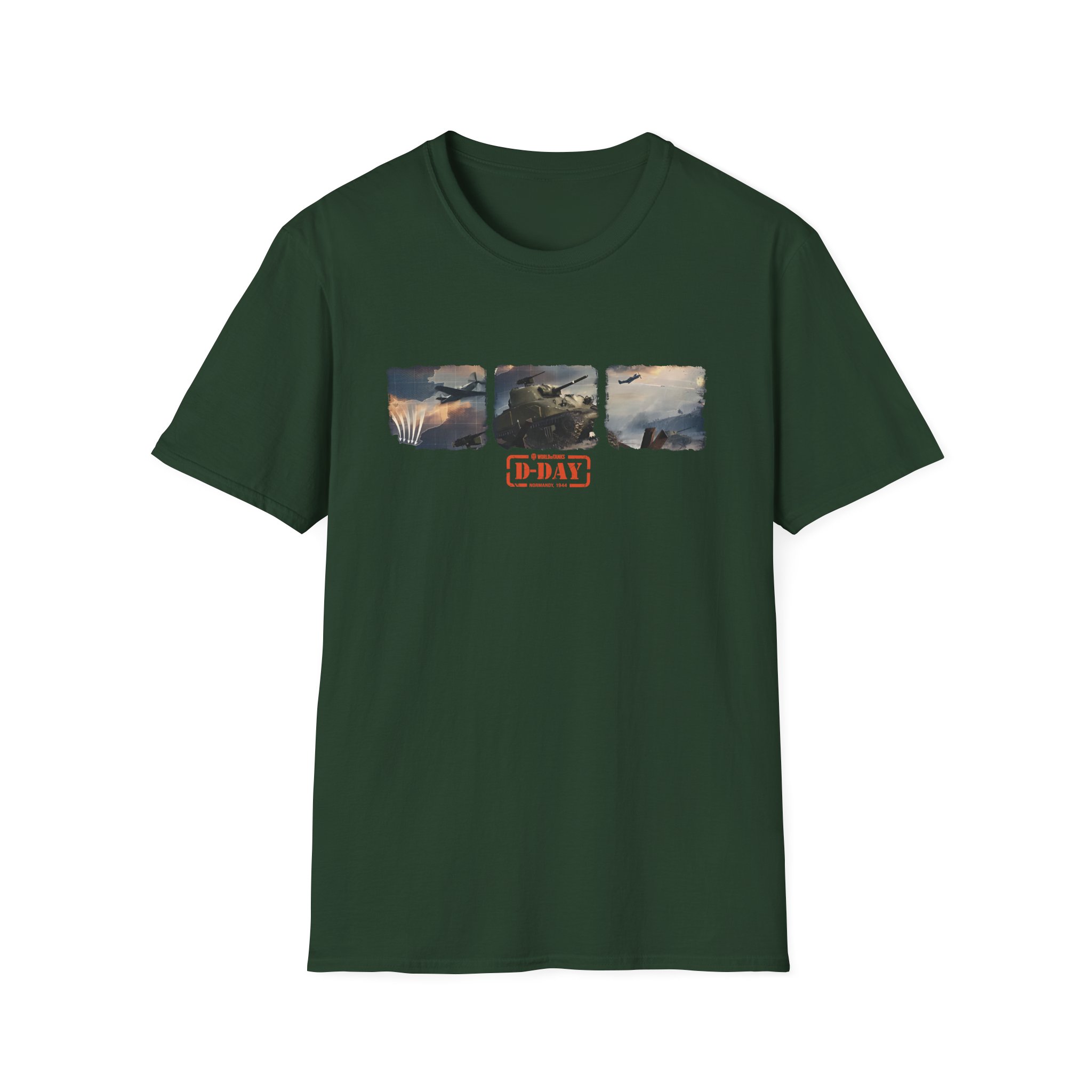 World of Tank Wot D-day Unisex Softstyle T-Shirt