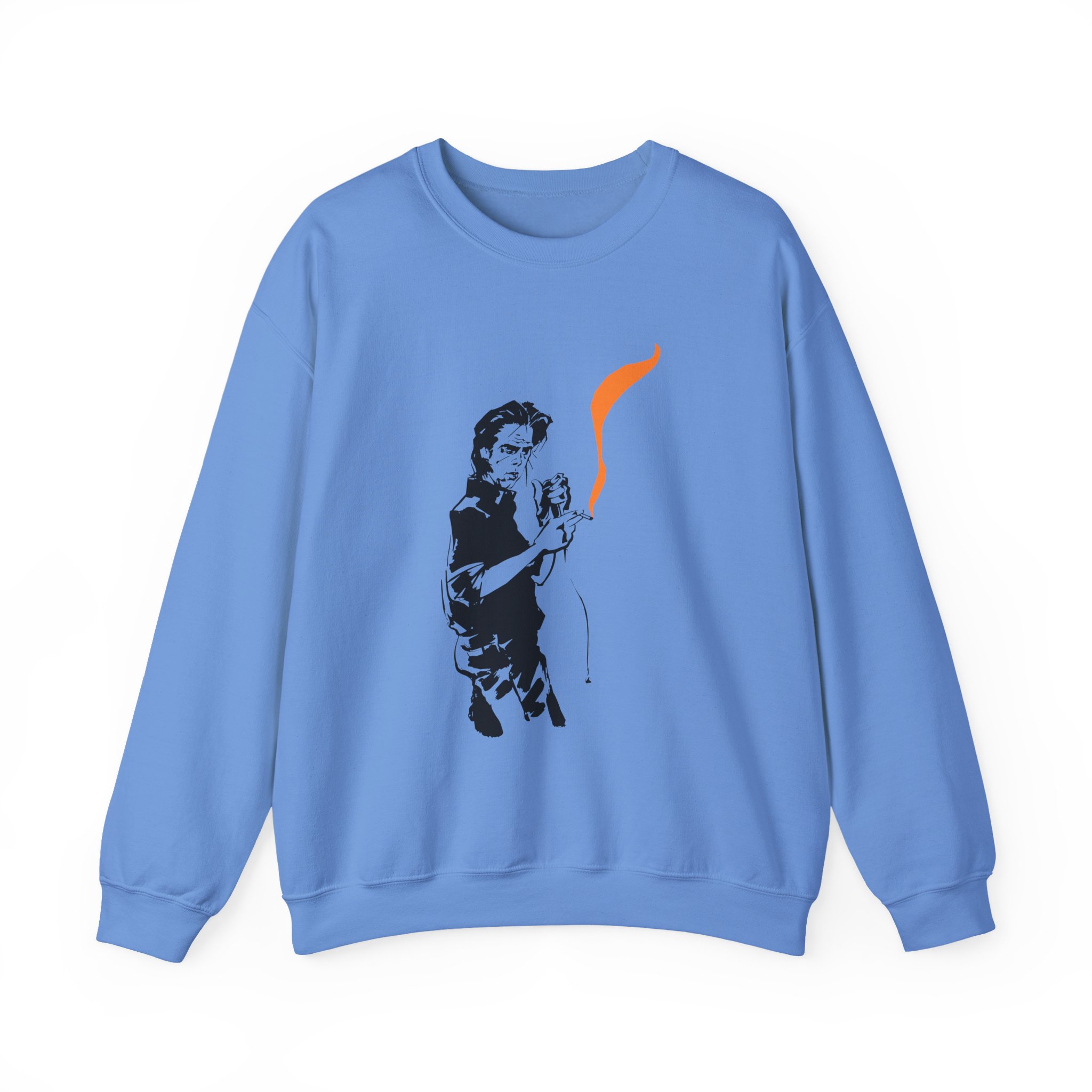 Nick Cave Smoking Unisex Heavy Blendâ„¢ Crewneck Sweatshirt