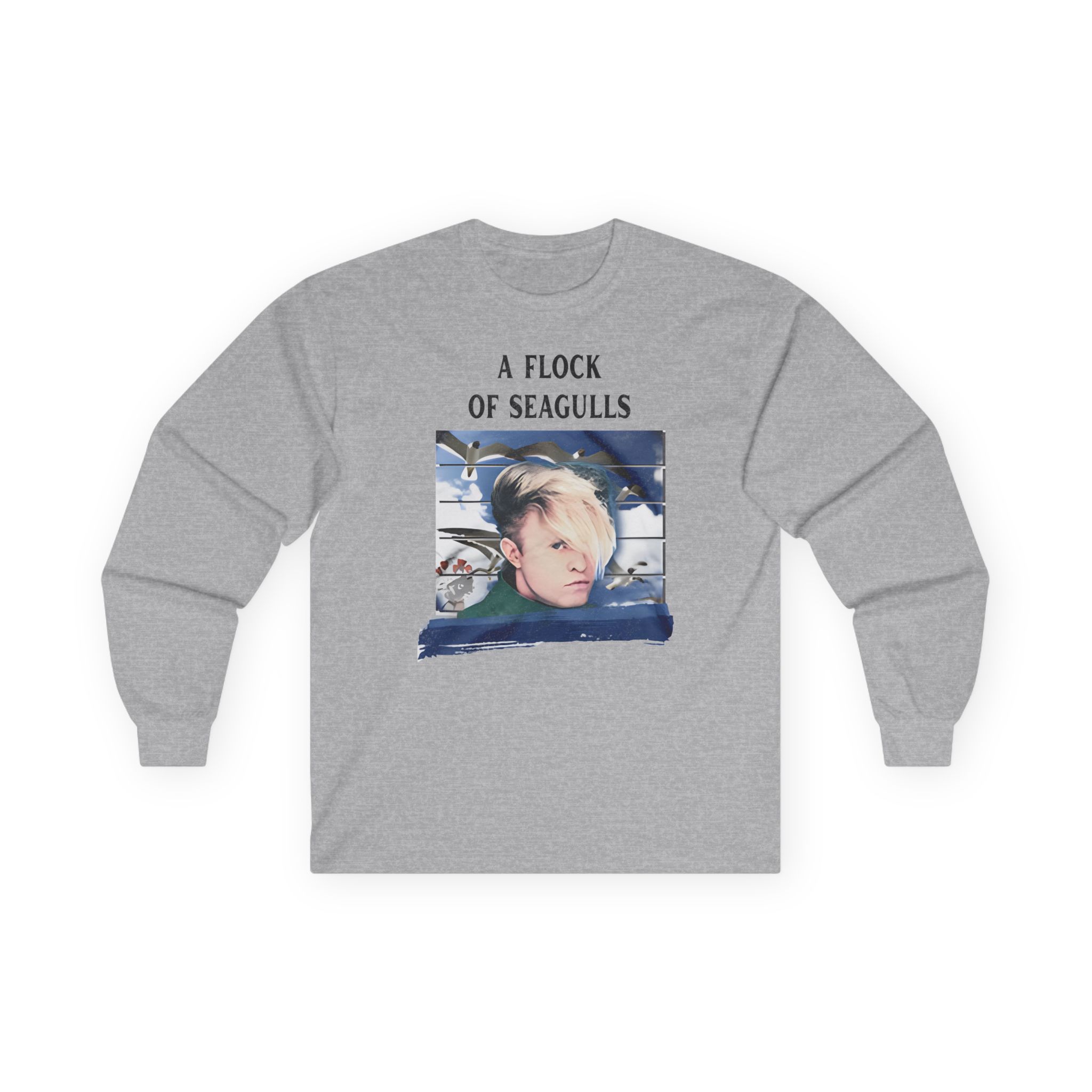 A Flock of Seagulls Birds in Flight Unisex Ultra Cotton Long Sleeve Tee