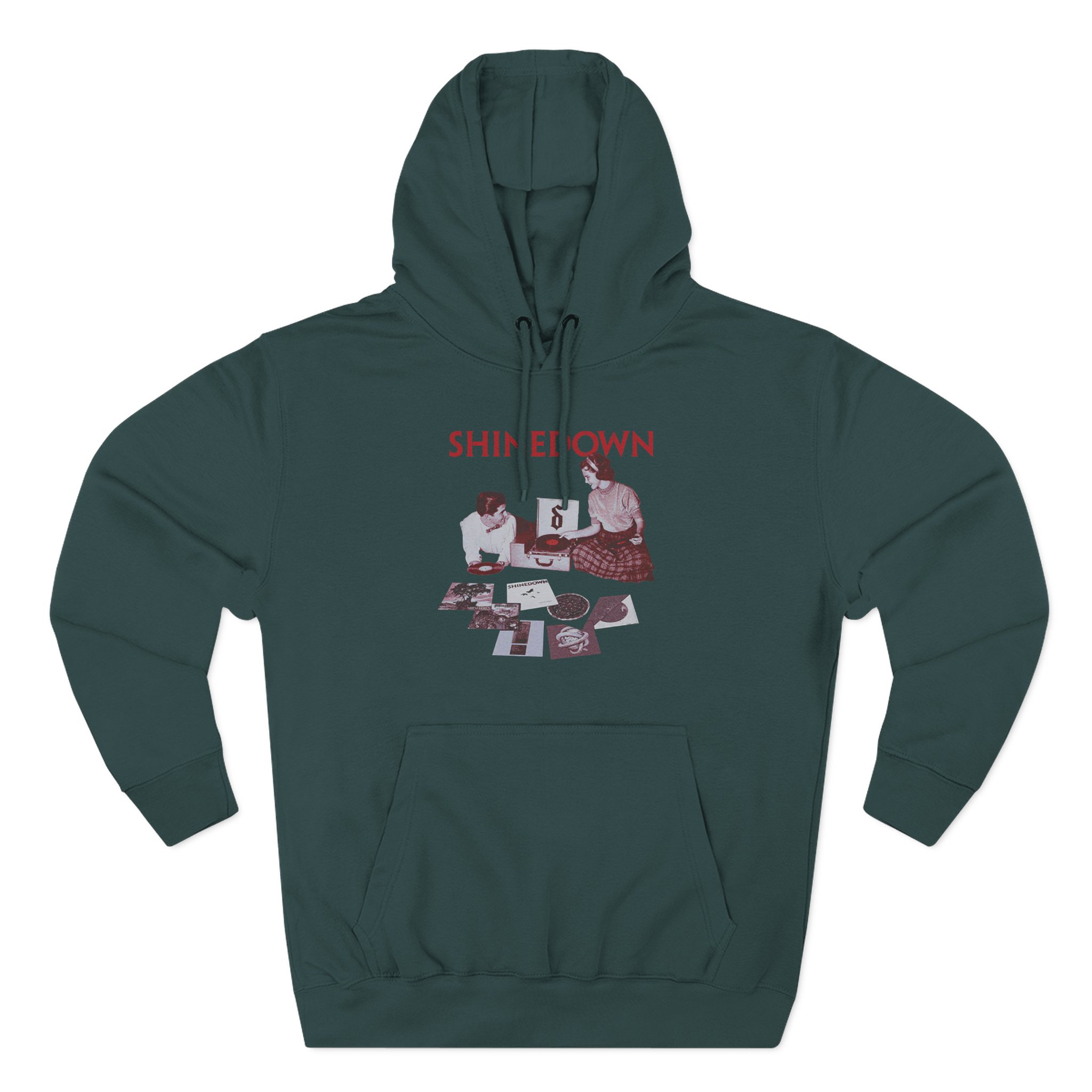 Shinedown Discography Three-Panel Fleece Hoodie