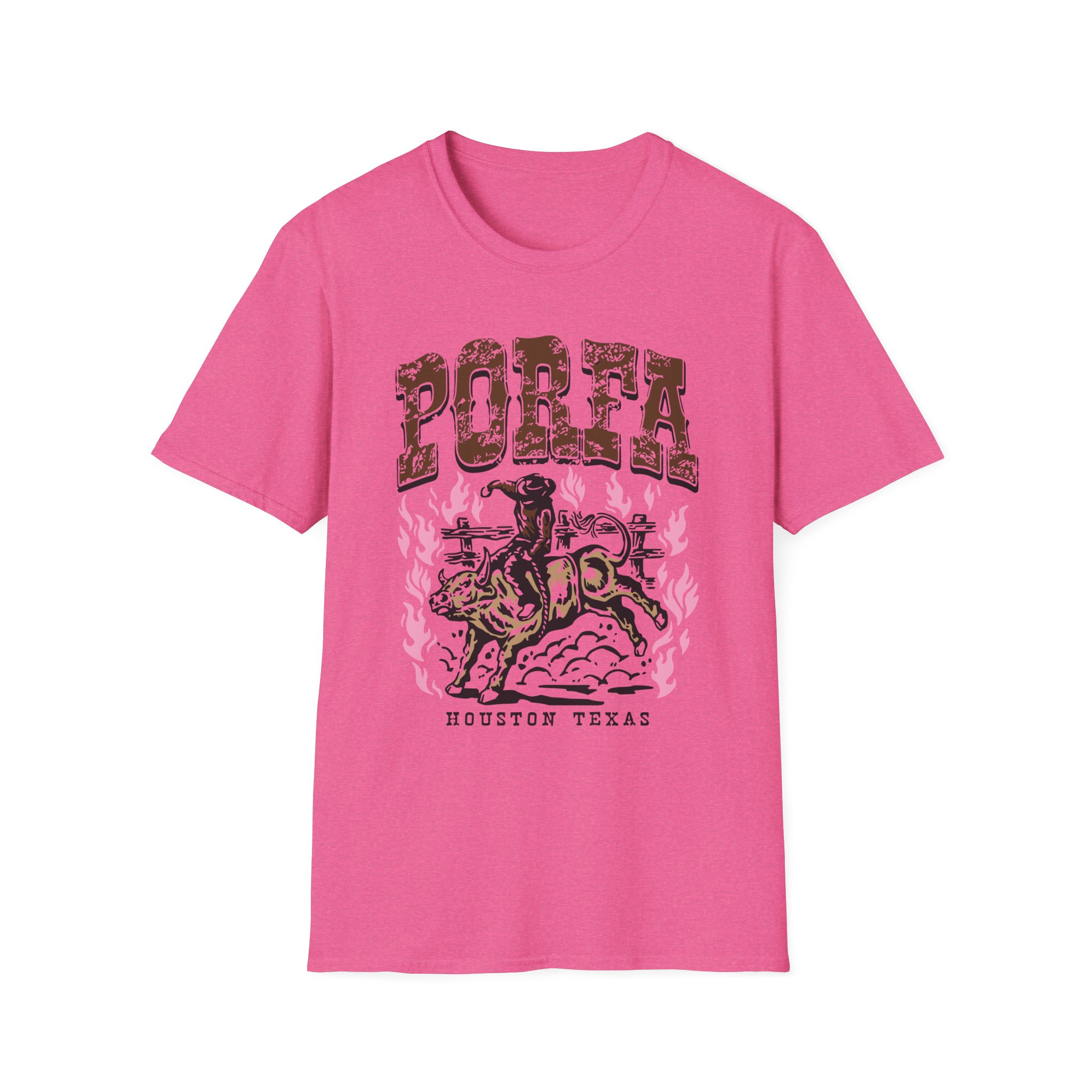 Porfa Houston Texas Unisex Softstyle T-Shirt