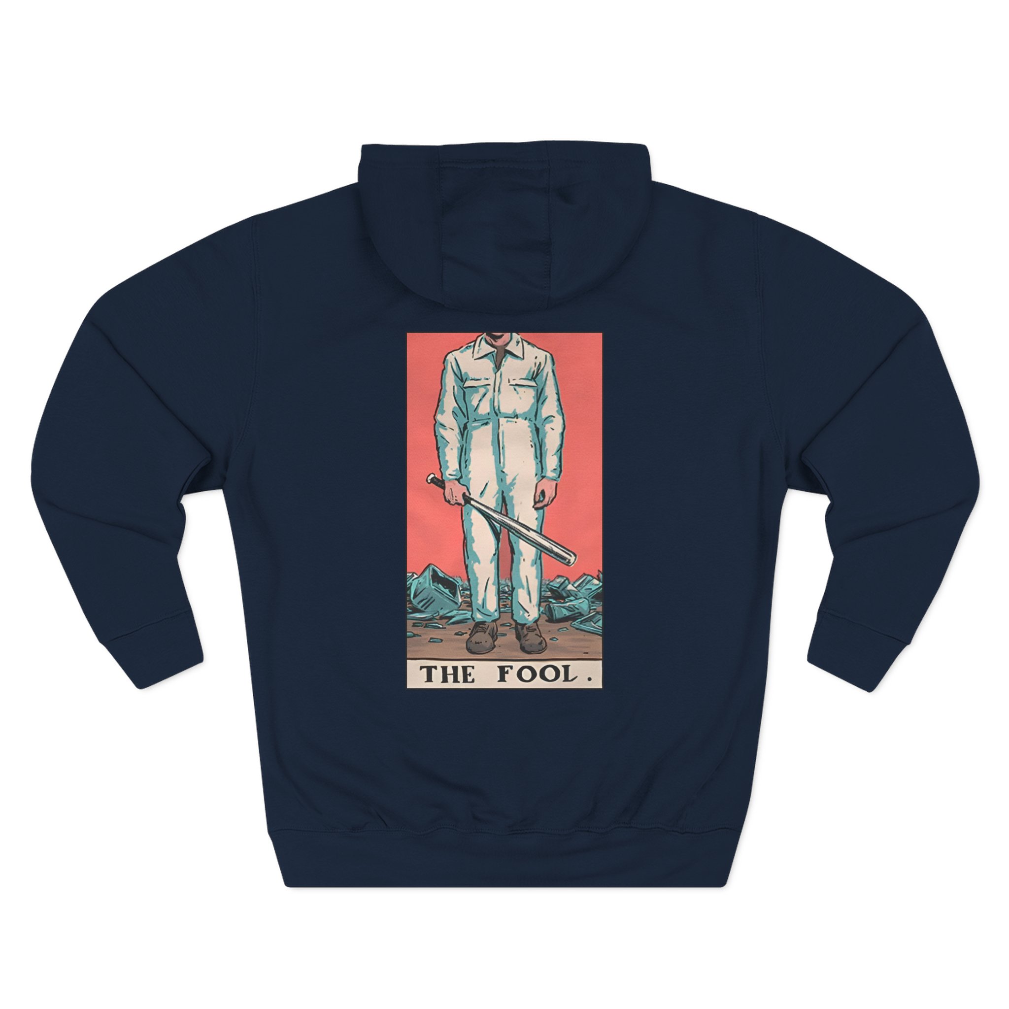 The Early November Tarot Card Three-Panel Fleece Hoodie