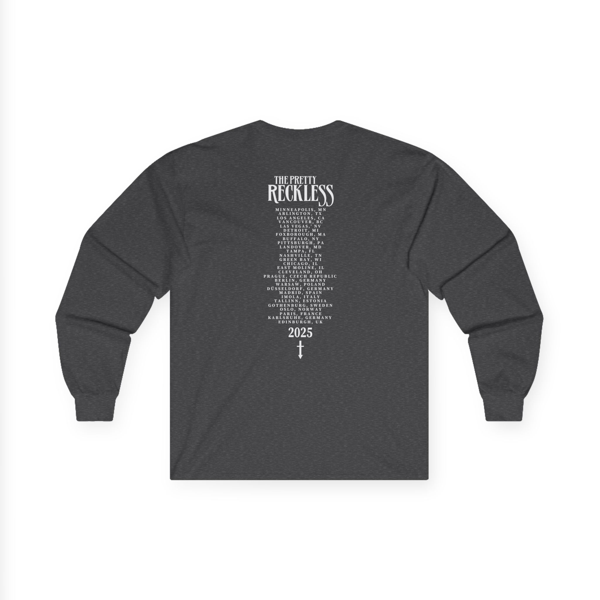 The Pretty Reckless 2025 Tour Unisex Ultra Cotton Long Sleeve Tee