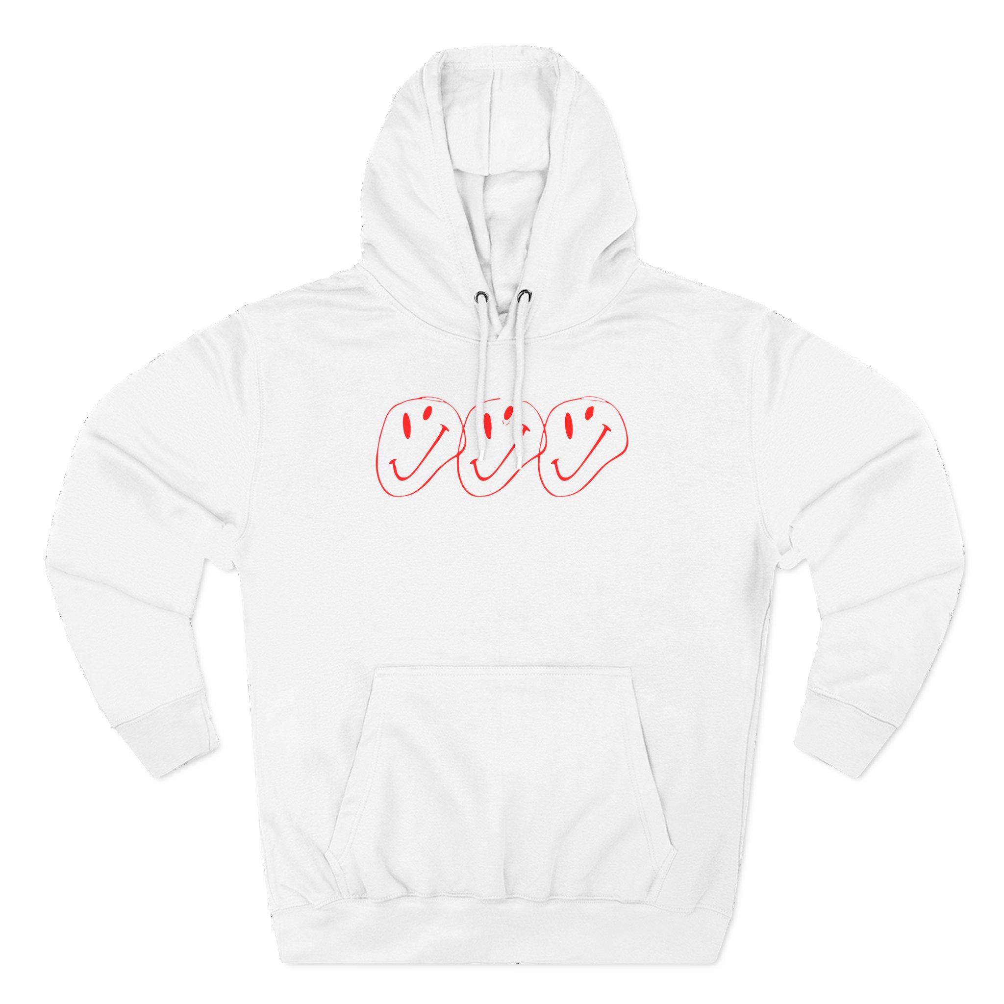 Aitch Smiley Three-Panel Fleece Hoodie