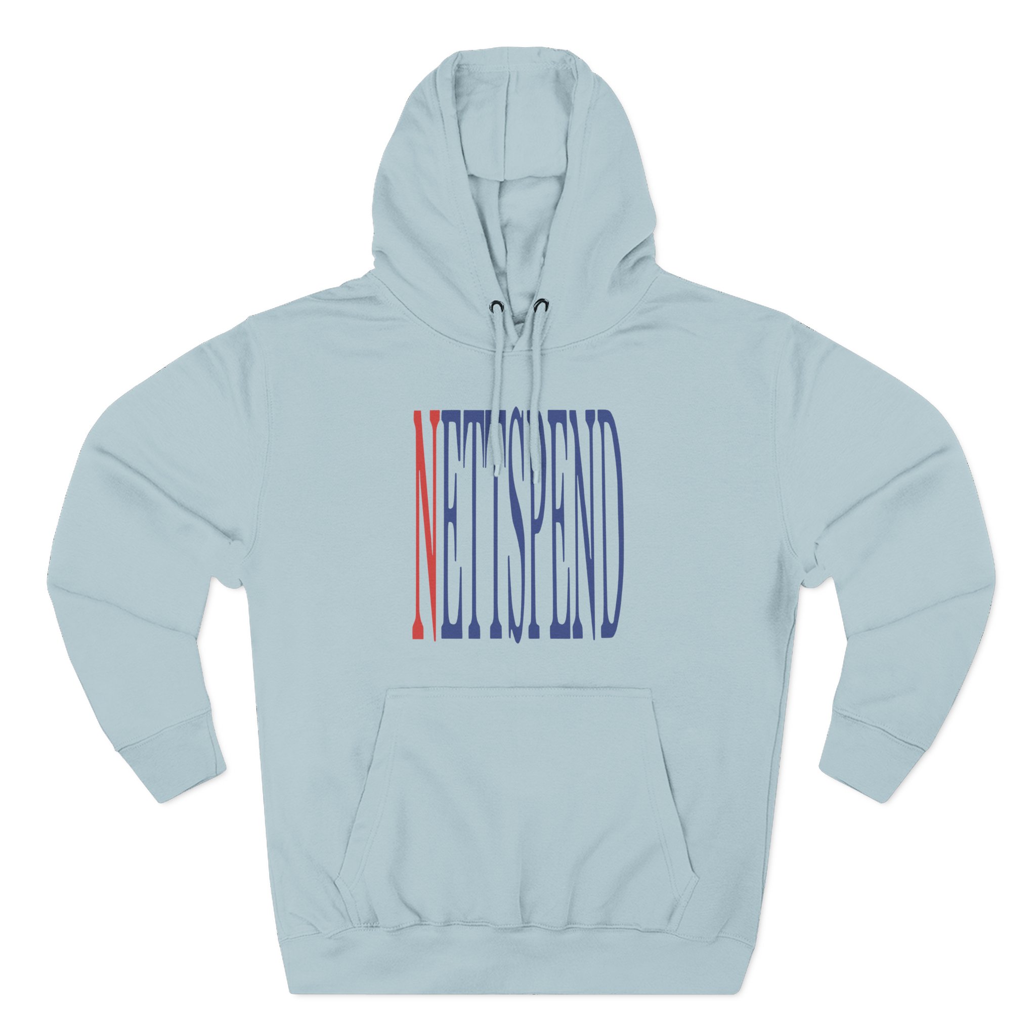 Nettspend Three-Panel Fleece Hoodie