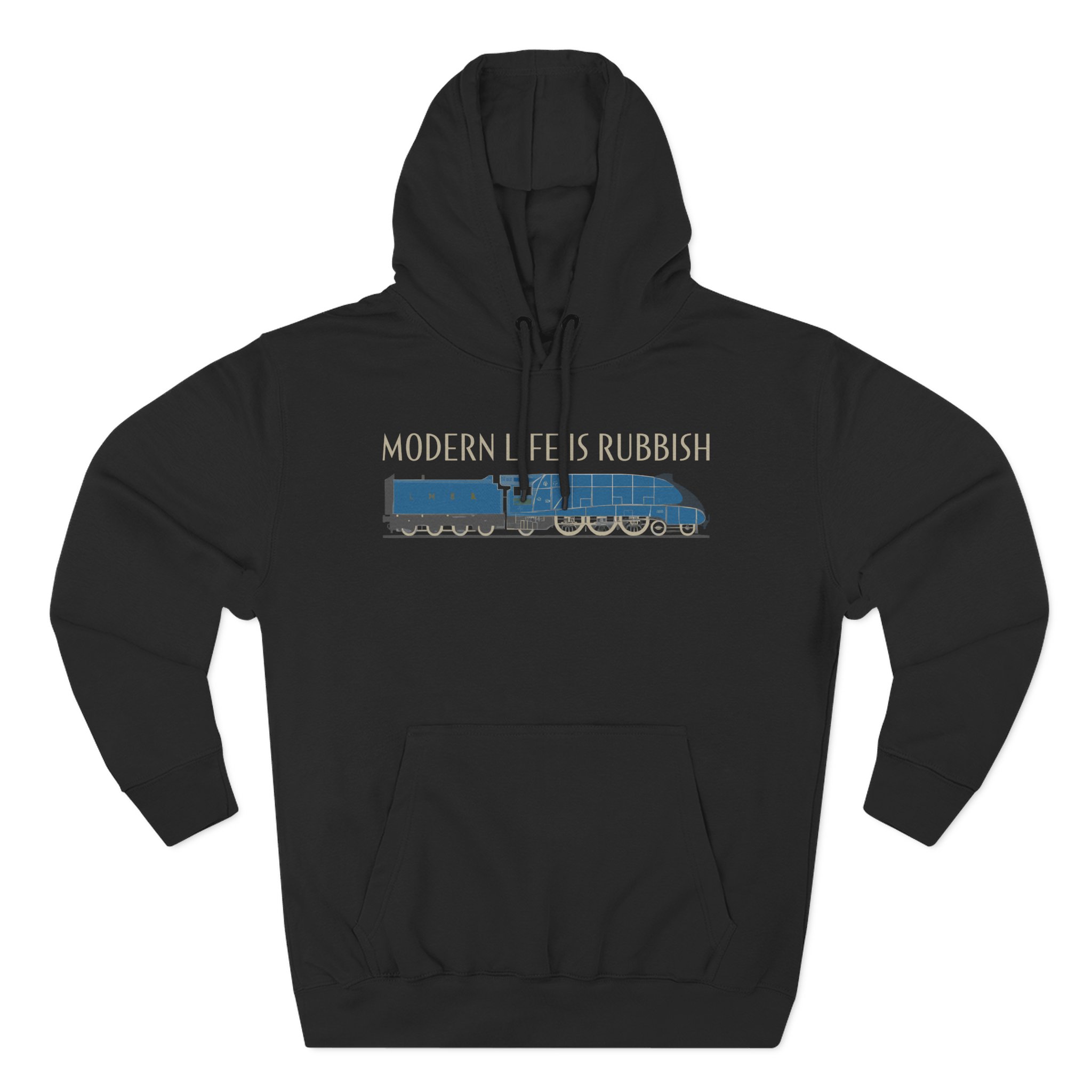 Blur Modern Life is Rubbish Train Three-Panel Fleece Hoodie
