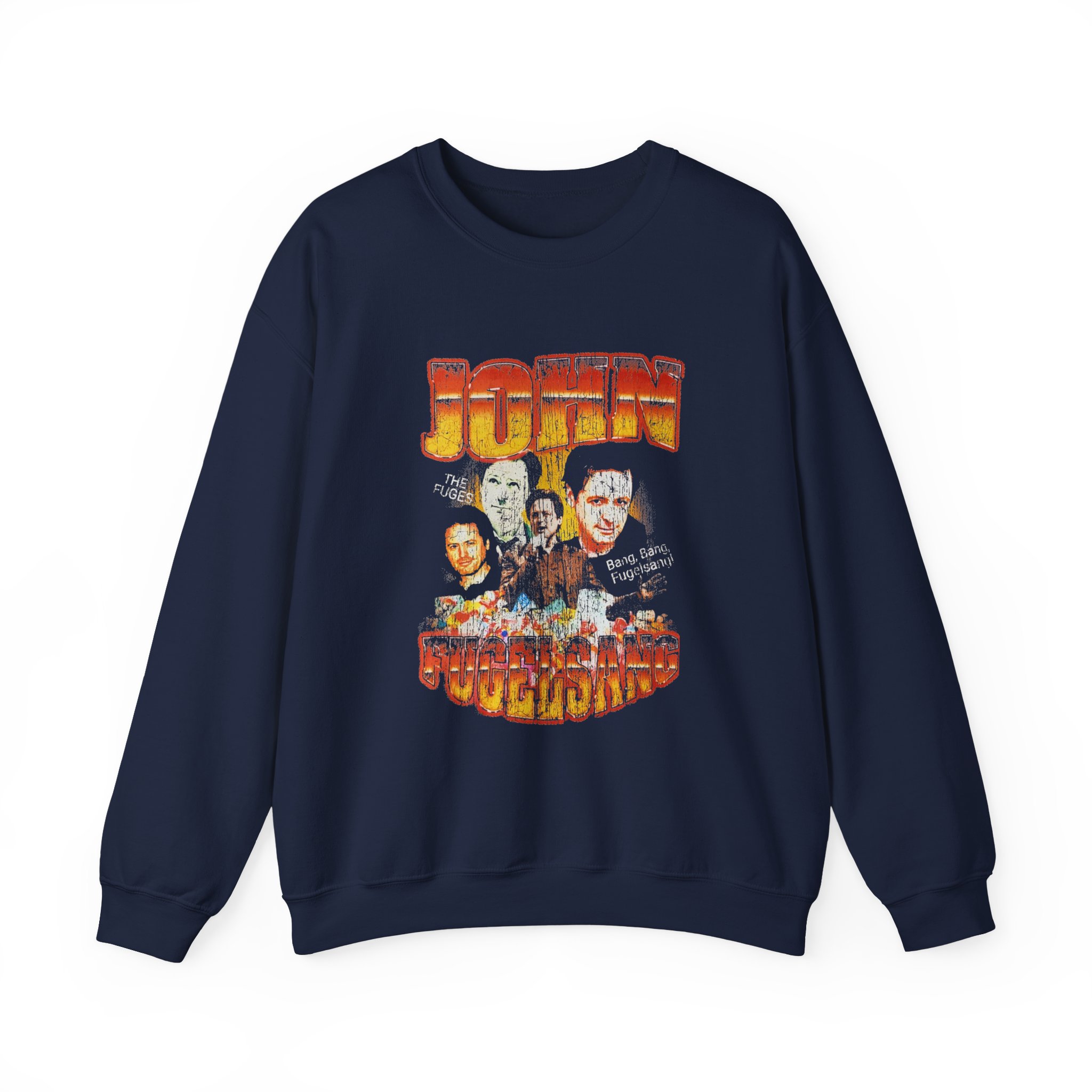 Fugees John Fugelsang From Sirius Xm the Bonfire Distressed Unisex Heavy Blendâ„¢ Crewneck Sweatshirt