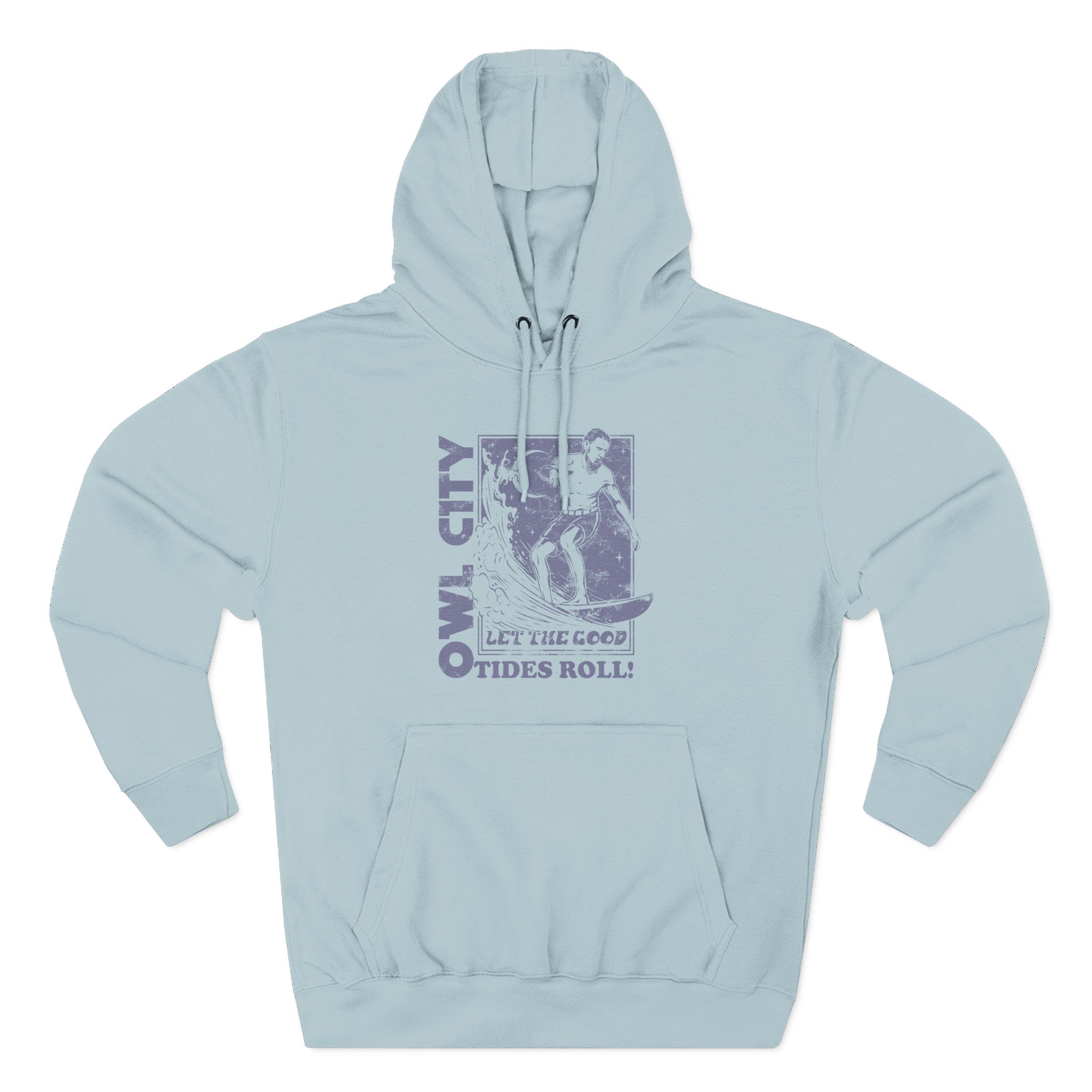 Owl City Let the Good Tides Roll Ringer Three-Panel Fleece Hoodie