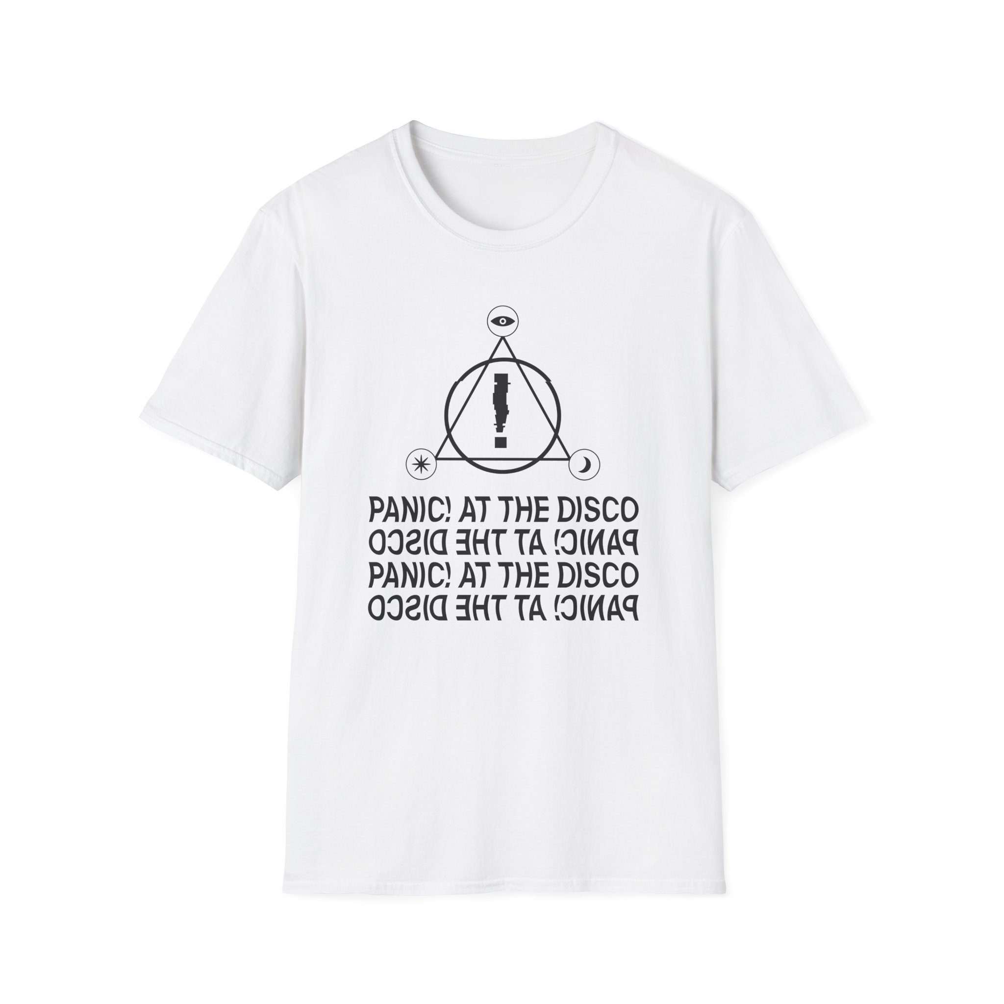 Panic at the Disco Stacked Wave Logo Unisex Softstyle T-Shirt