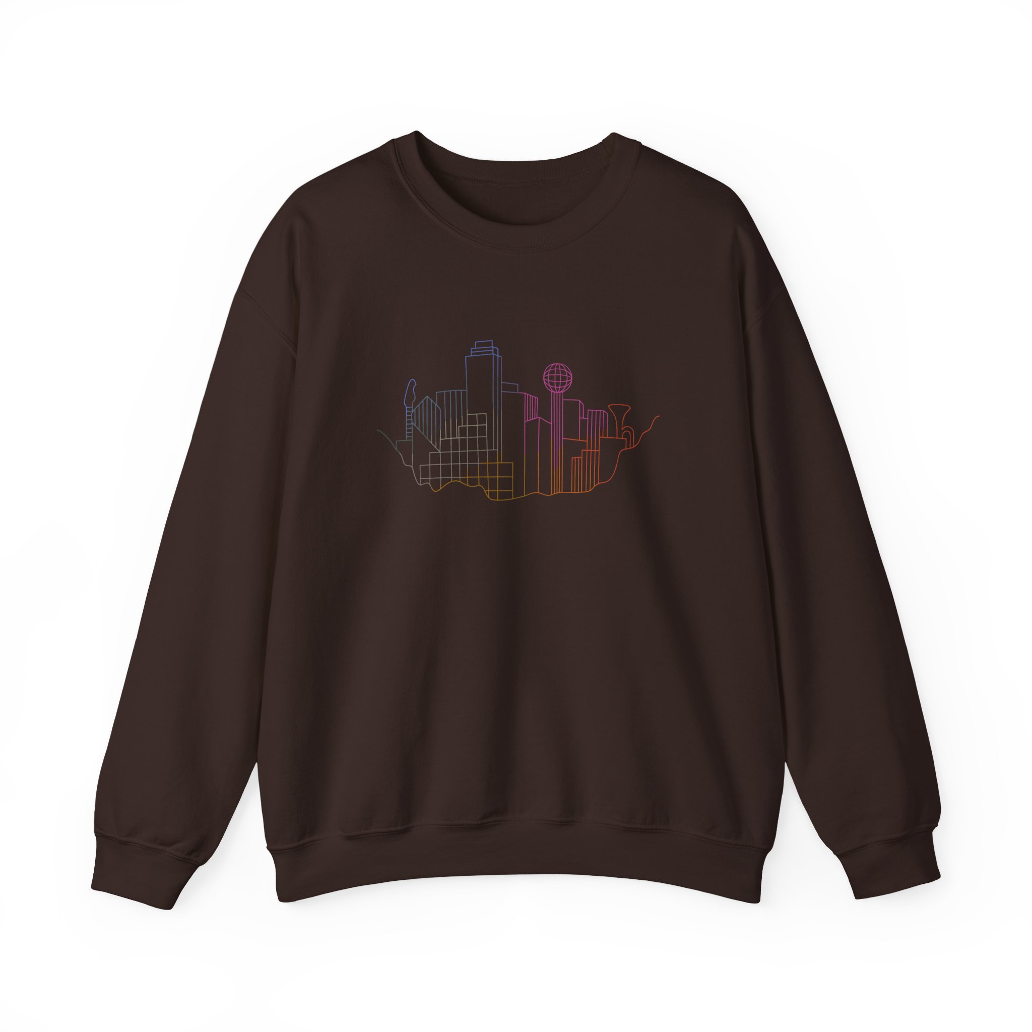 Snarky Puppy Empire Central Skyline Unisex Heavy Blend Crewneck Sweatshirt