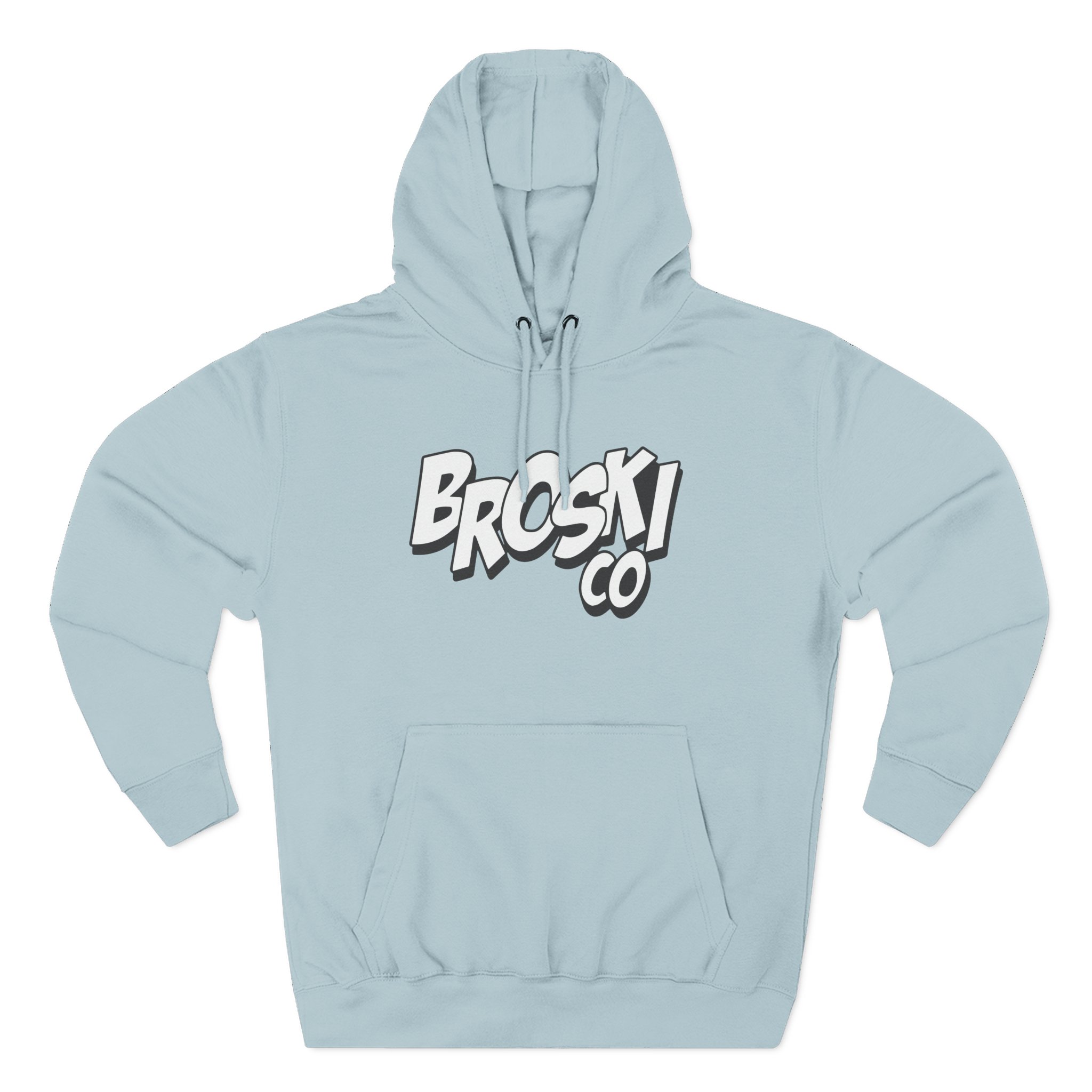 Broski Report Three-Panel Fleece Hoodie